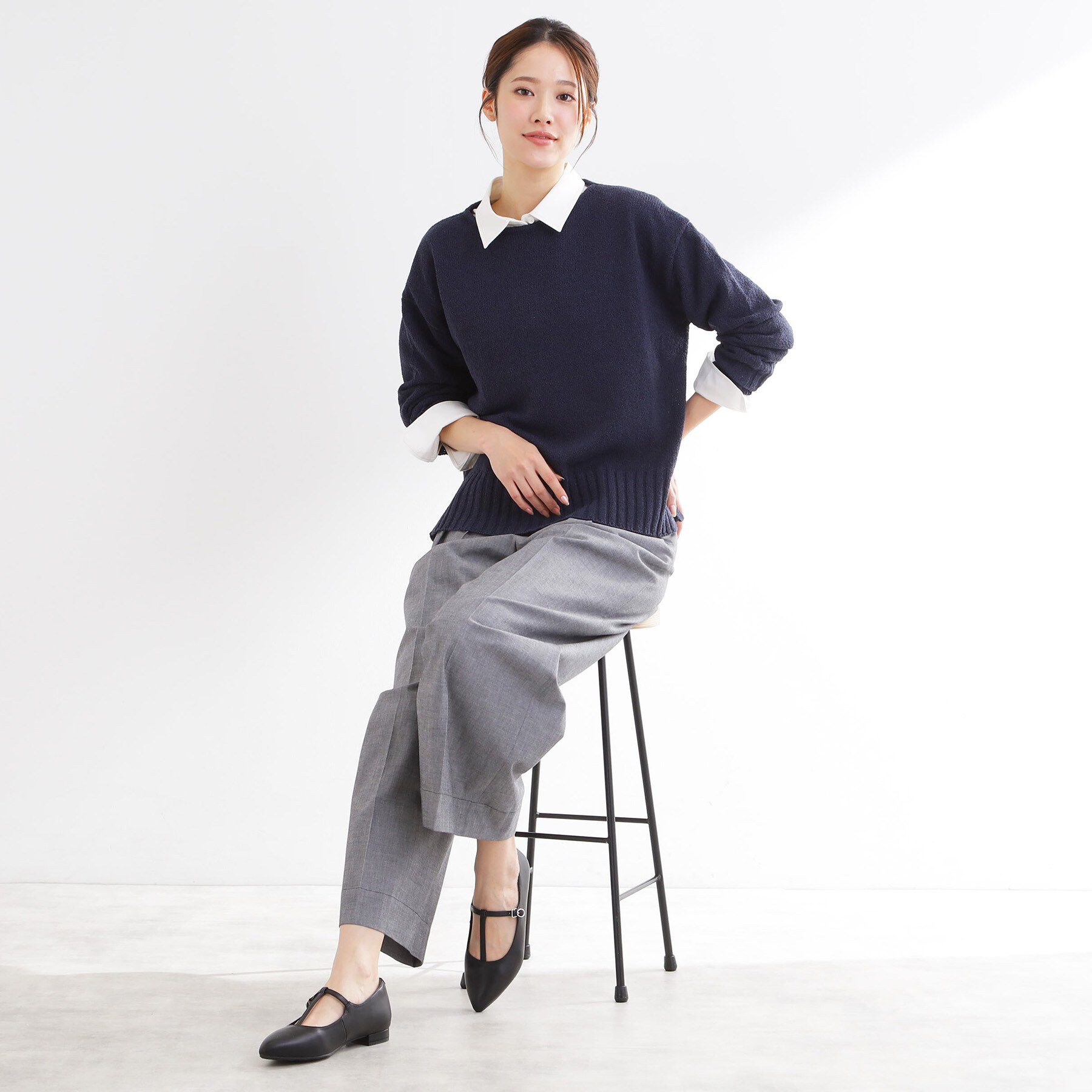 Reflect「【レイヤードにおすすめ◎】ロング丈リラクシーニット」|ニット・セーター|