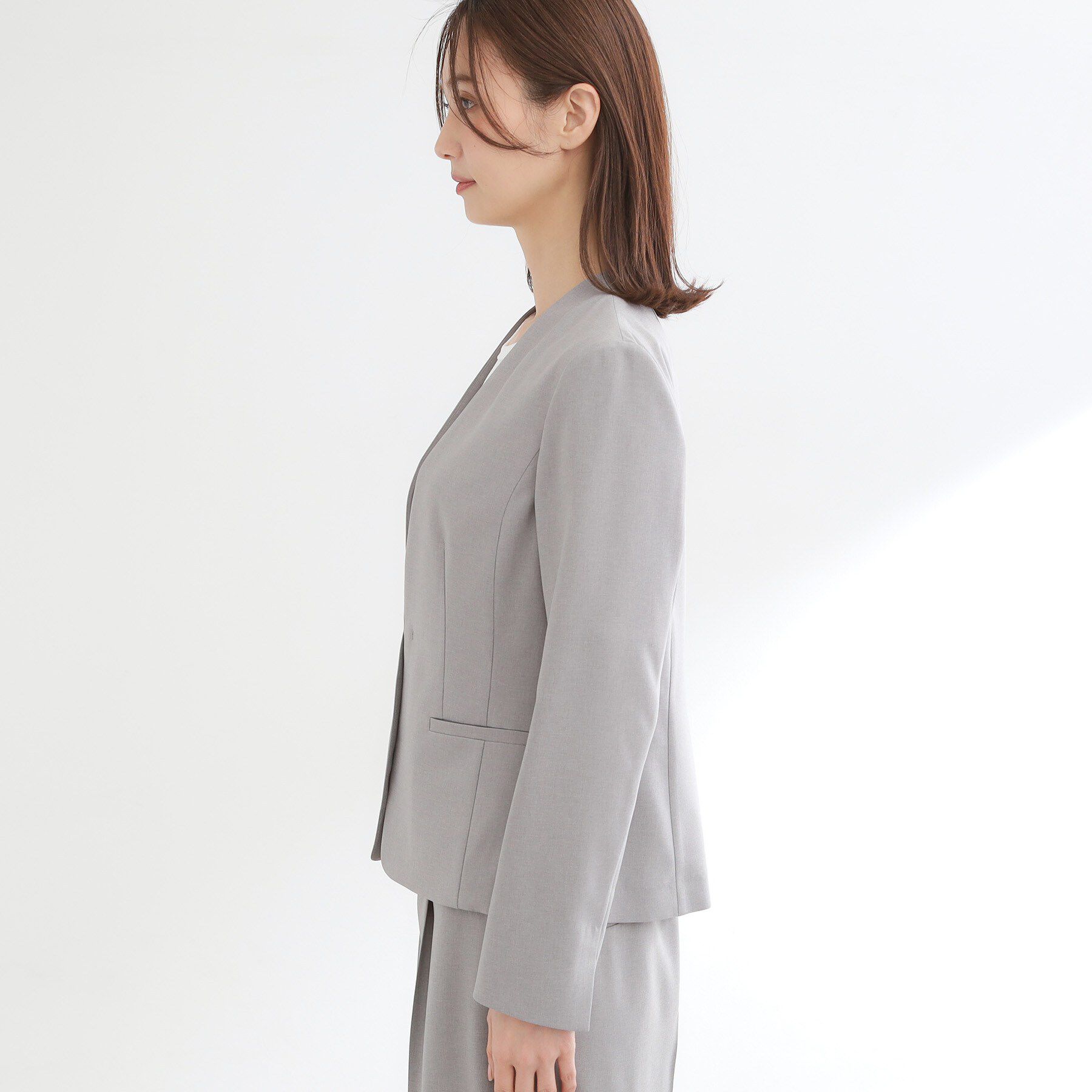 Reflect「【吸水速乾／セットアップ可】ノーカラージャケット」|ノーカラージャケット|