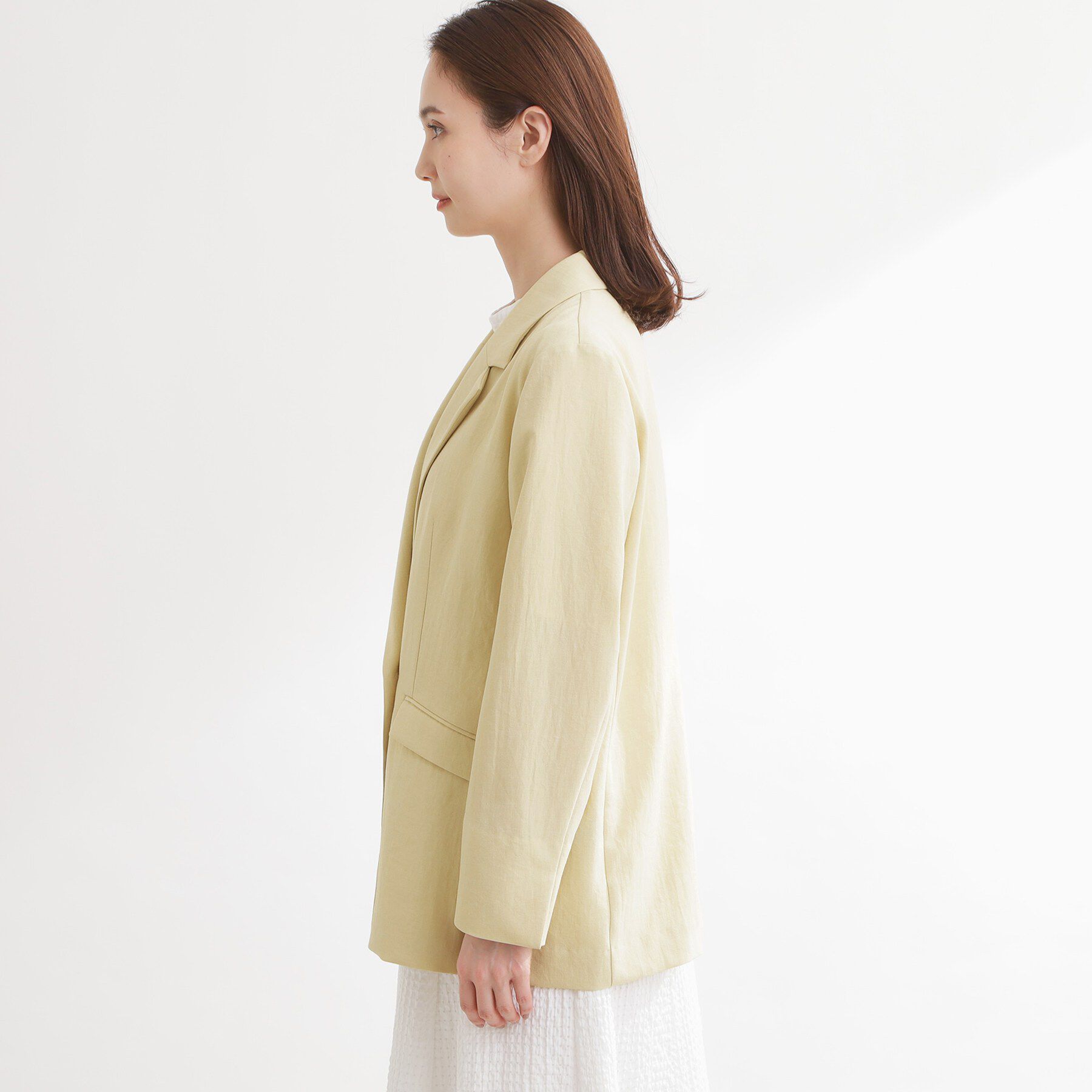 Reflect「コットンリネンテーラードジャケット」|テーラードジャケット|