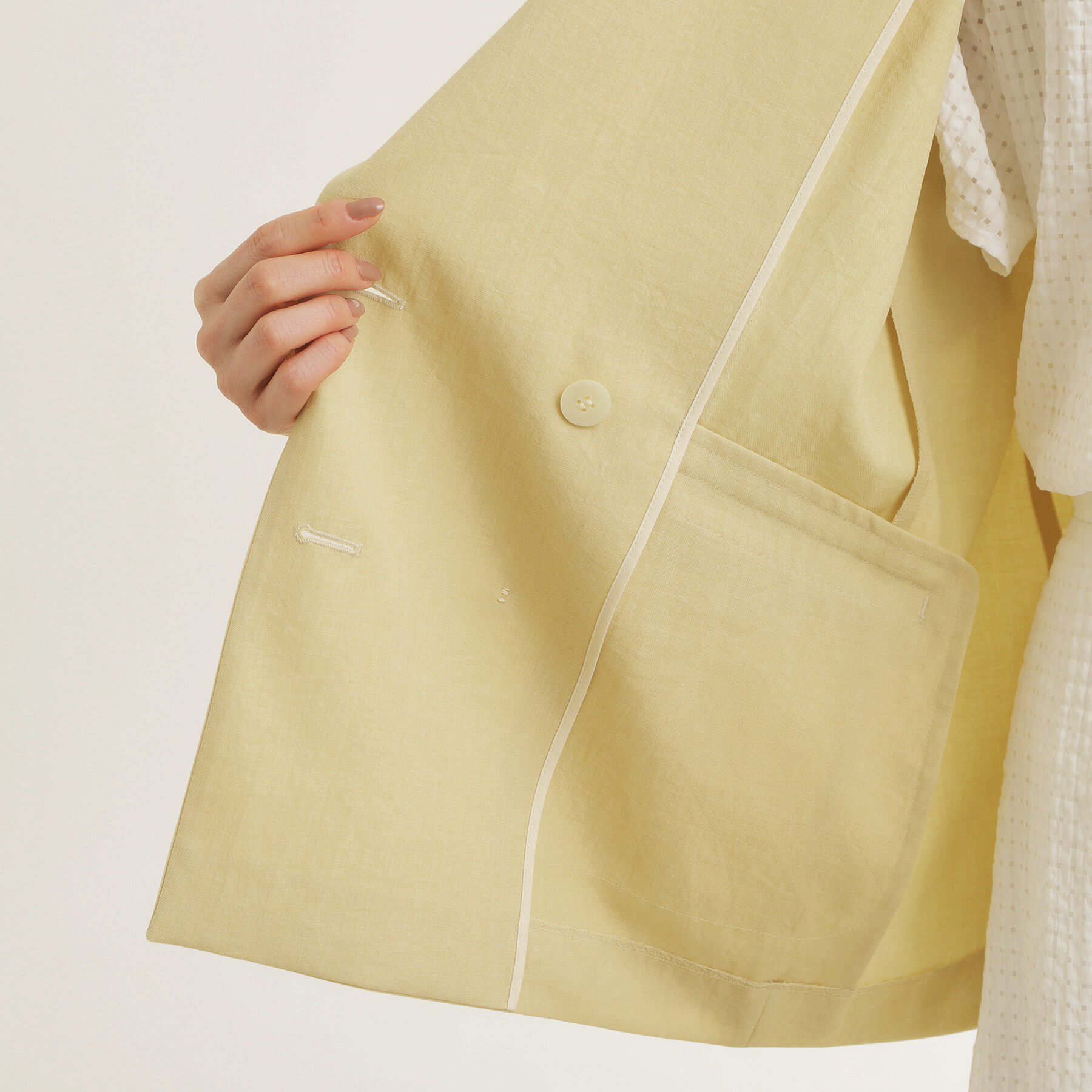 Reflect「コットンリネンテーラードジャケット」|テーラードジャケット|