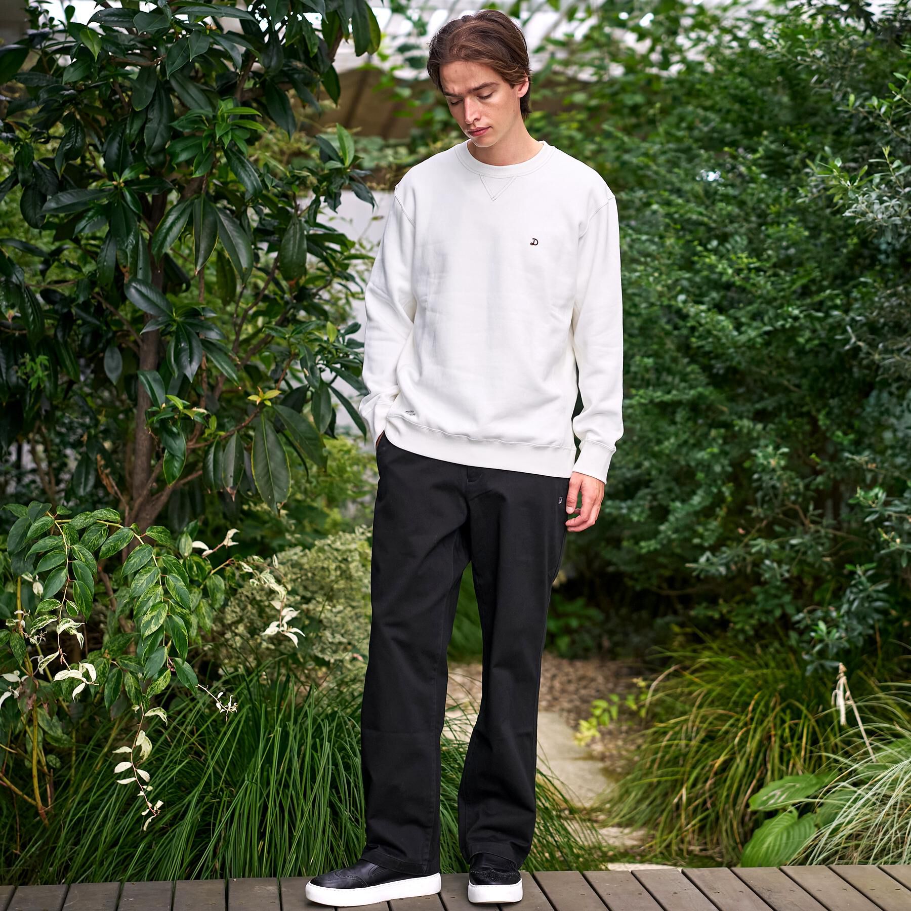 DRESSTERIOR「裏起毛 バック9プリントスウェット」|パーカー|