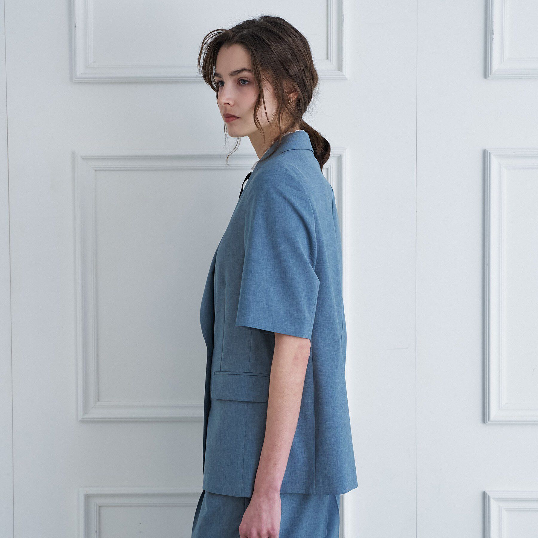 DRESSTERIOR「【otonaMUSE5月号掲載/セットアップ可】ウォッシャブルイージーサマージャケット」|テーラードジャケット|