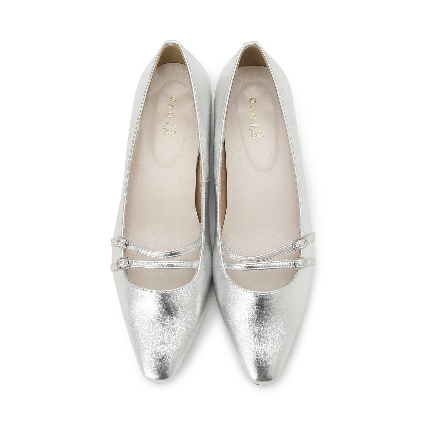 grove「ダブルベルトパンプス」|パンプス|