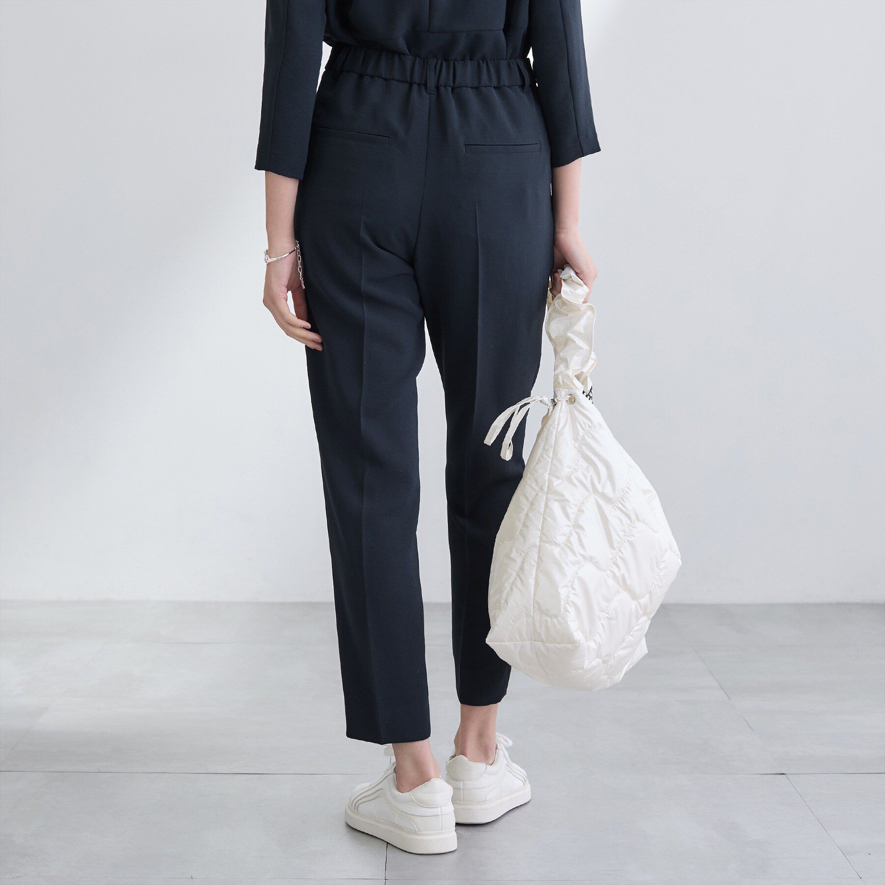 INDIVI「【洗える／UVケア／SETUP可】着る日傘テーパードパンツ」|その他|