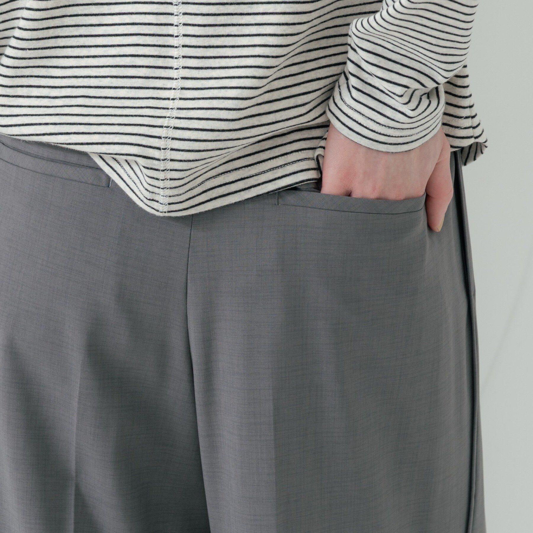 GALLEST「Comfy SET UP｜イージーストレートワイドパンツ【セットアップ対応／通勤／カセット服／接触冷」|その他|