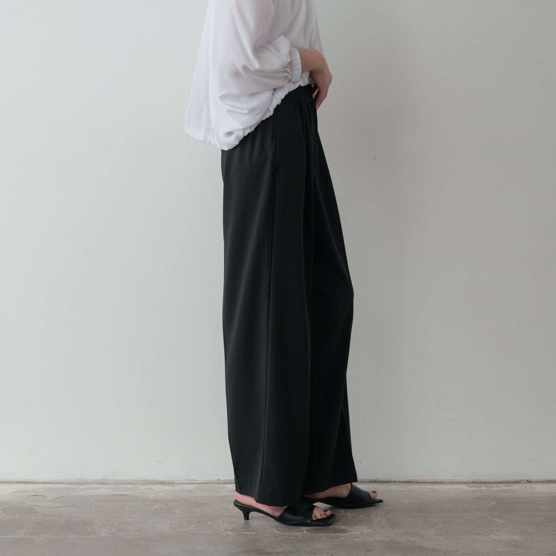 GALLEST「Comfy SET UP｜イージーストレートワイドパンツ【セットアップ対応／通勤／カセット服／接触冷」|その他|