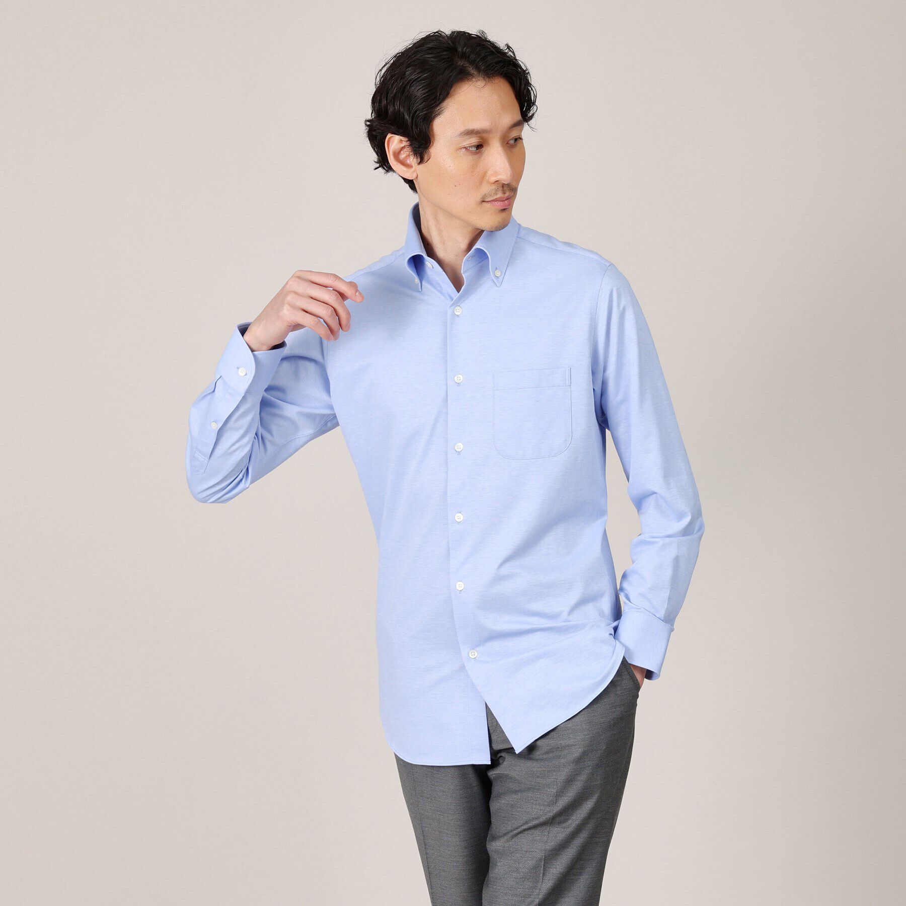 TAKEO KIKUCHI「ハイゲージ オックス ボタンダウンシャツ」|シャツ・ブラウス|