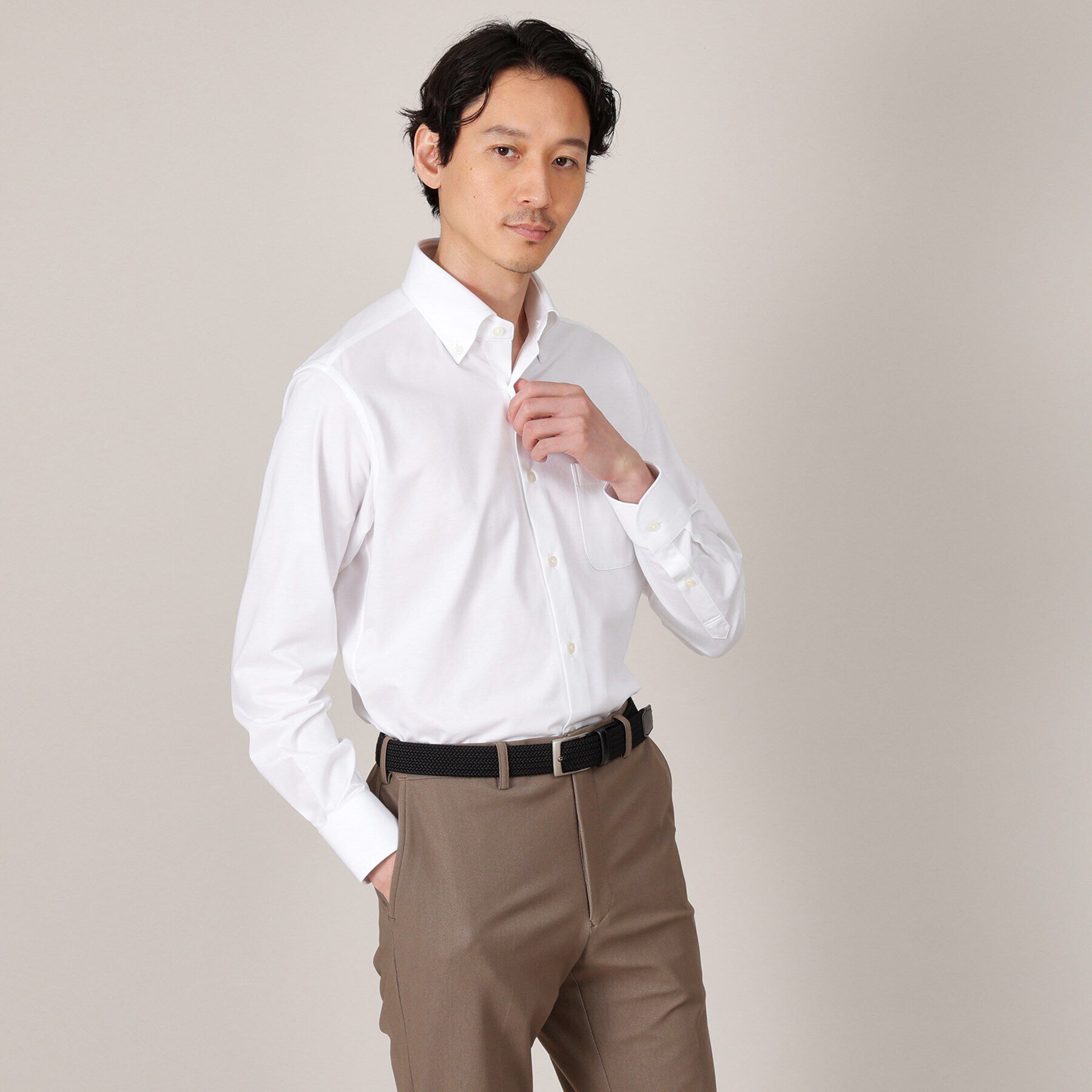 TAKEO KIKUCHI「ハイゲージ オックス ボタンダウンシャツ」|シャツ・ブラウス|