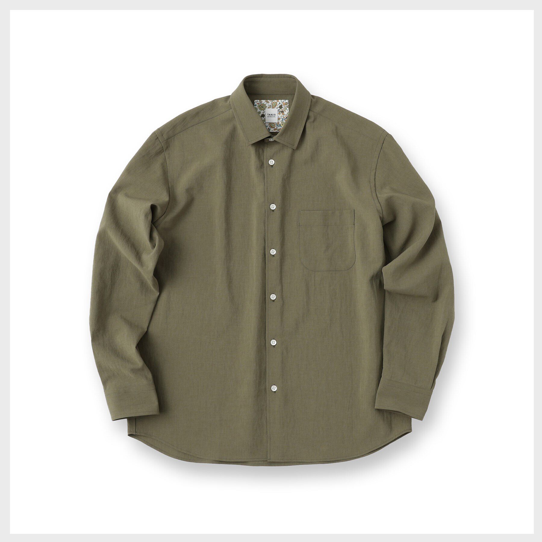 TAKEO KIKUCHI「【Made in JAPAN】麻調ショートカラーシャツ」|シャツ・ブラウス|