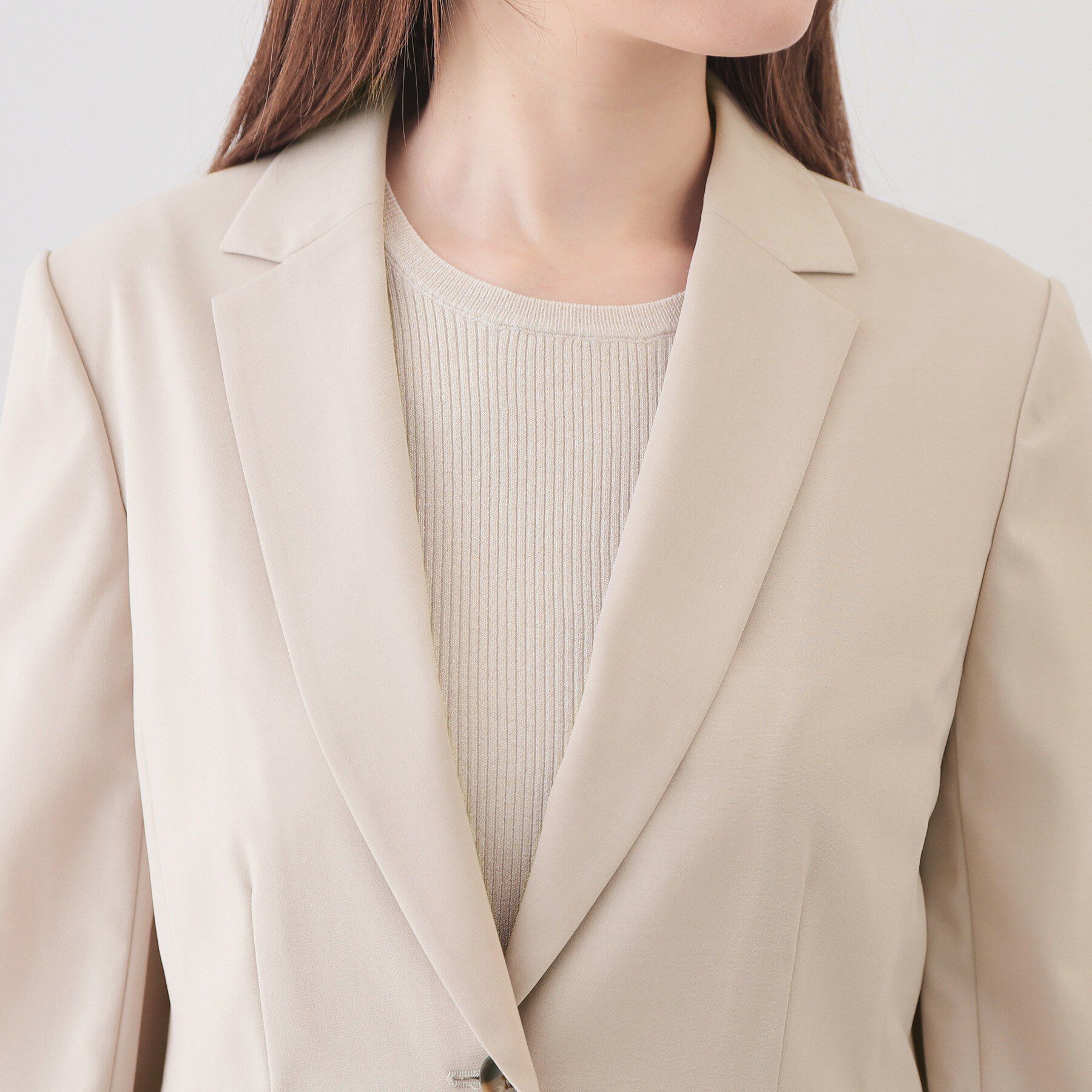 index「ストレッチテーラードジャケット/セットアップ対応可【洗濯機OK/接触冷感/吸水速乾/イージーアイロン」|テーラードジャケット|