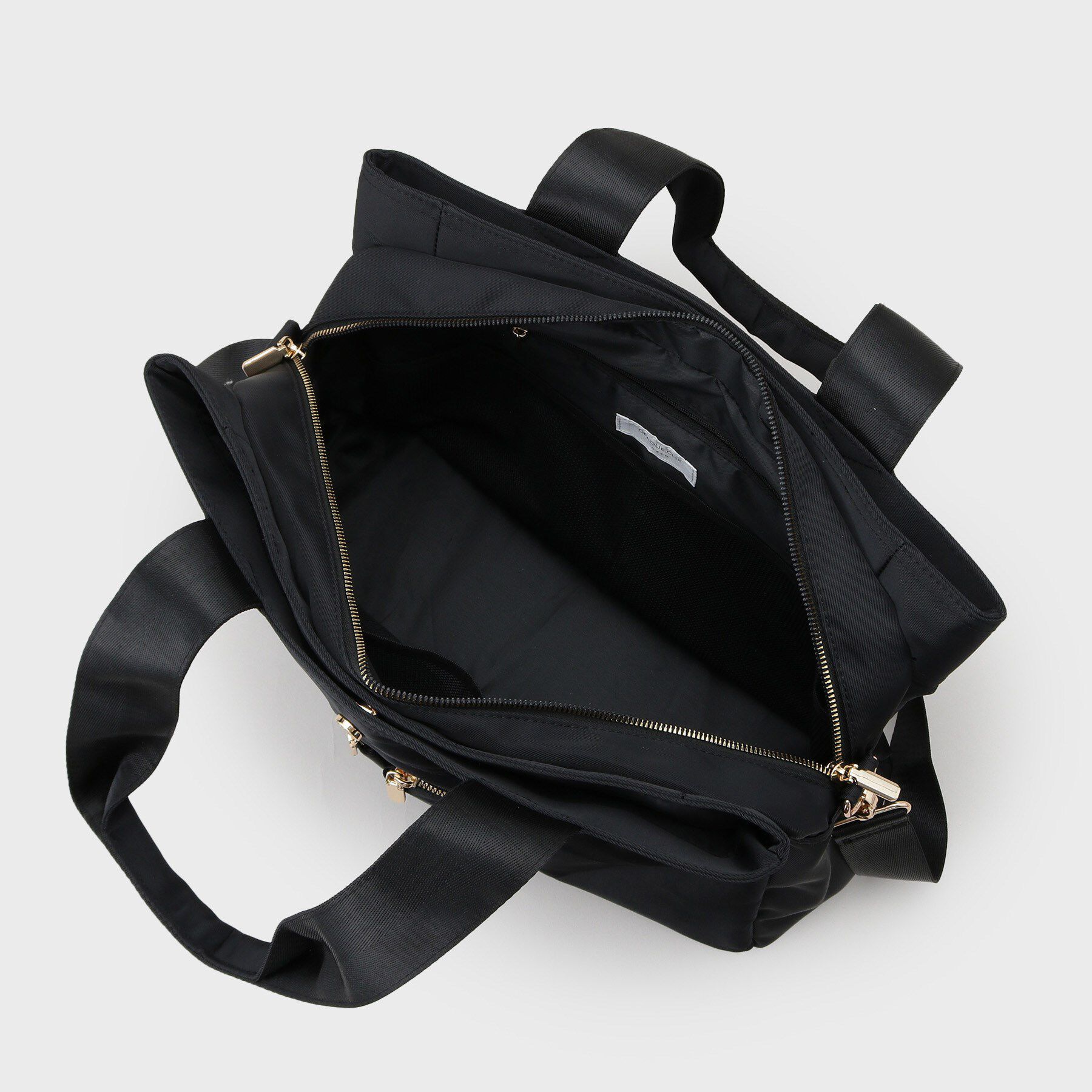 OPAQUE.CLIP「【撥水加工/2WAY/多ポケット】ツイルビッグサイズトートバッグ」|トートバッグ|