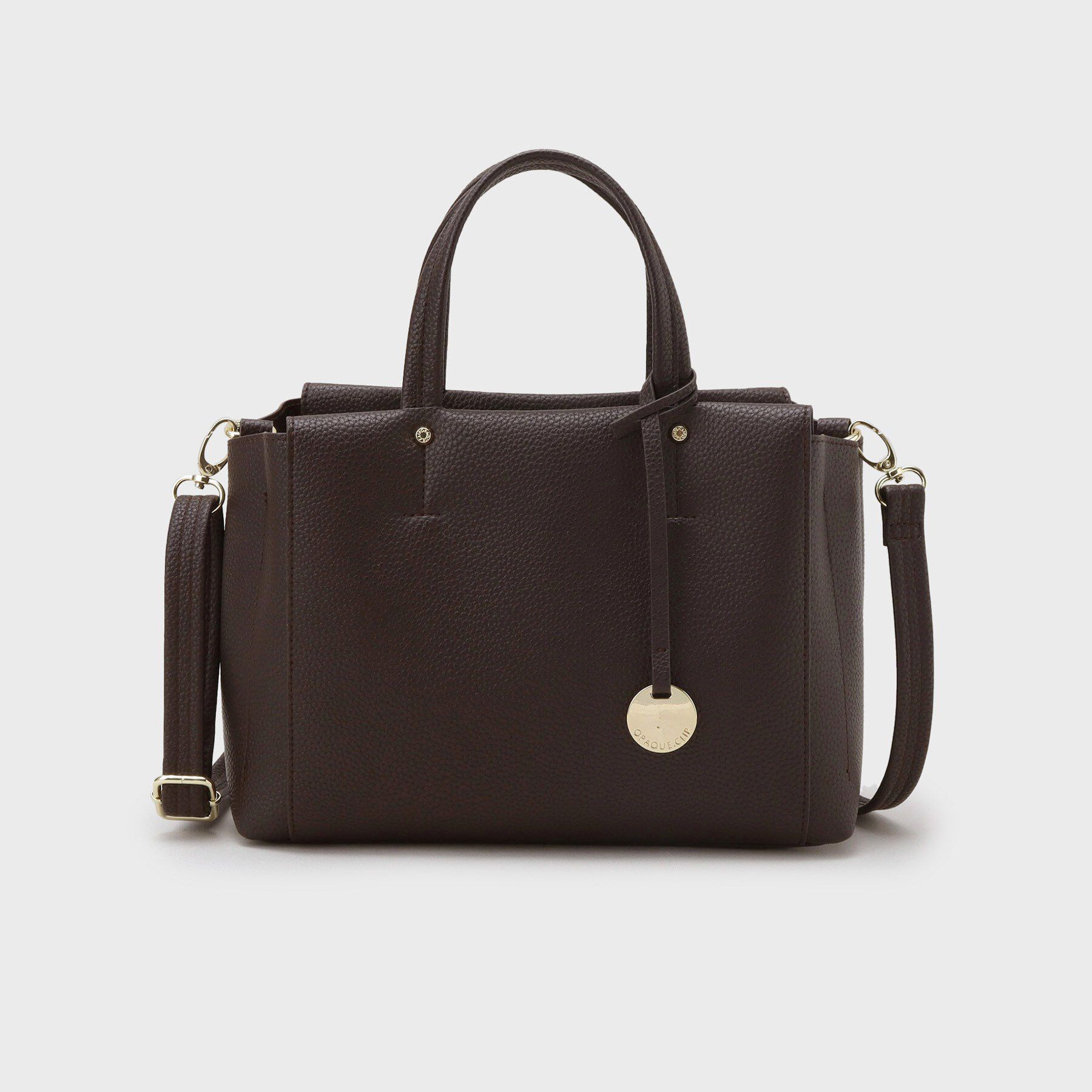 OPAQUE.CLIP「【2WAY/人間工学】シュリンクミドルトートバッグ」|トートバッグ|