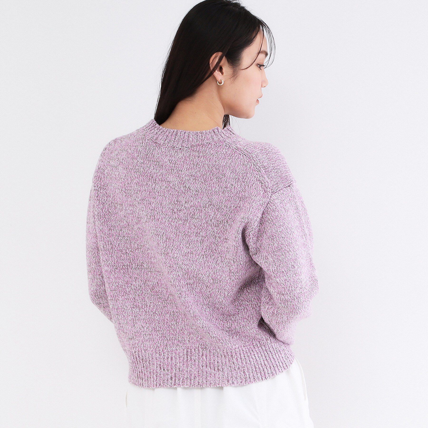 OPAQUE.CLIP「カラーMIXニット【洗濯機OK】」|ニット・セーター|