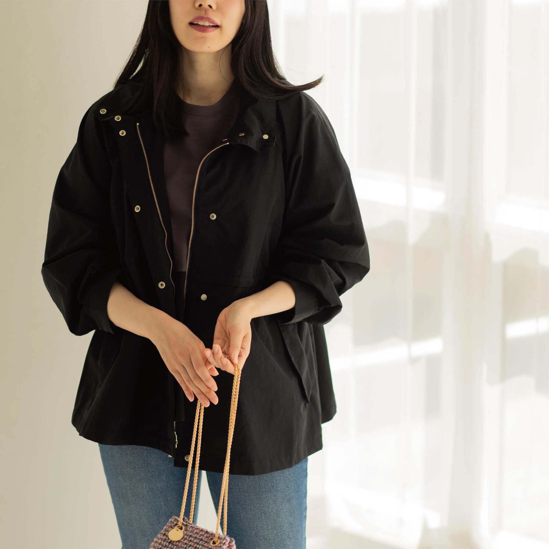 OPAQUE.CLIP「撥水スタンドZIPブルゾン【洗濯機OK/UVケア/花粉対応】」|ブルゾン・スタジャン|