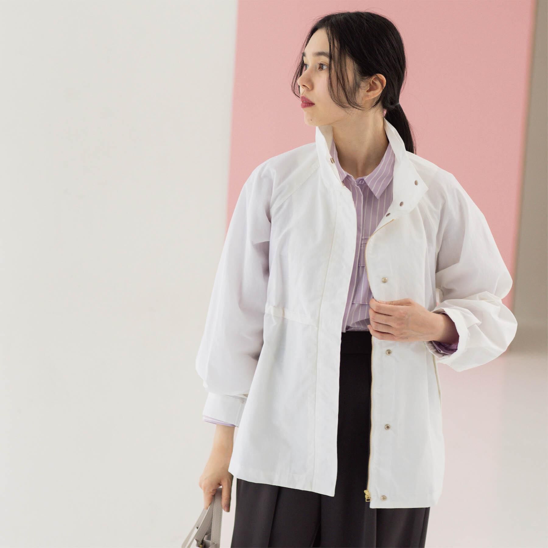 OPAQUE.CLIP「撥水スタンドZIPブルゾン【洗濯機OK/UVケア/花粉対応】」|ブルゾン・スタジャン|