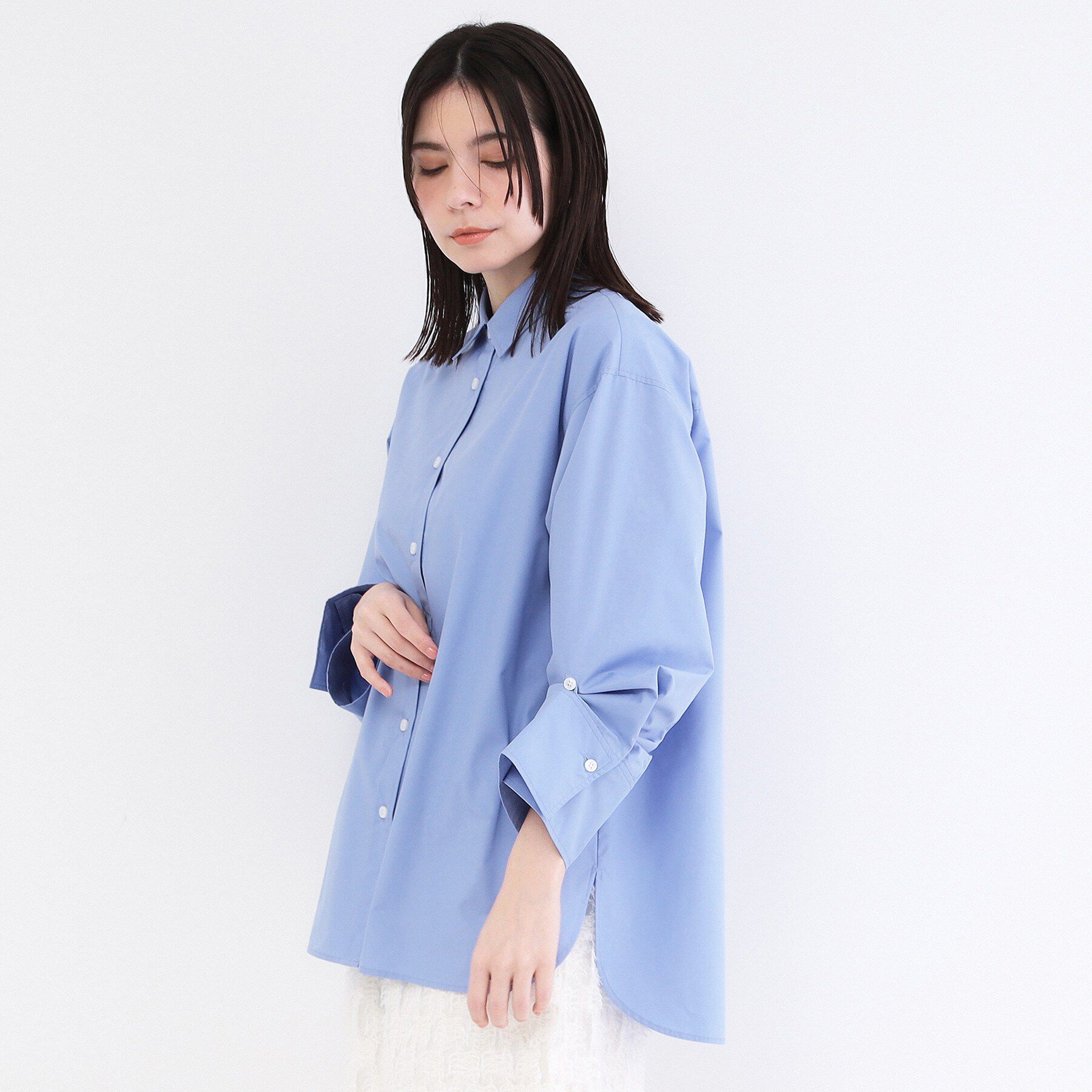 OPAQUE.CLIP「2WAY変形スリーブシャツ【洗濯機OK】」|シャツ・ブラウス|