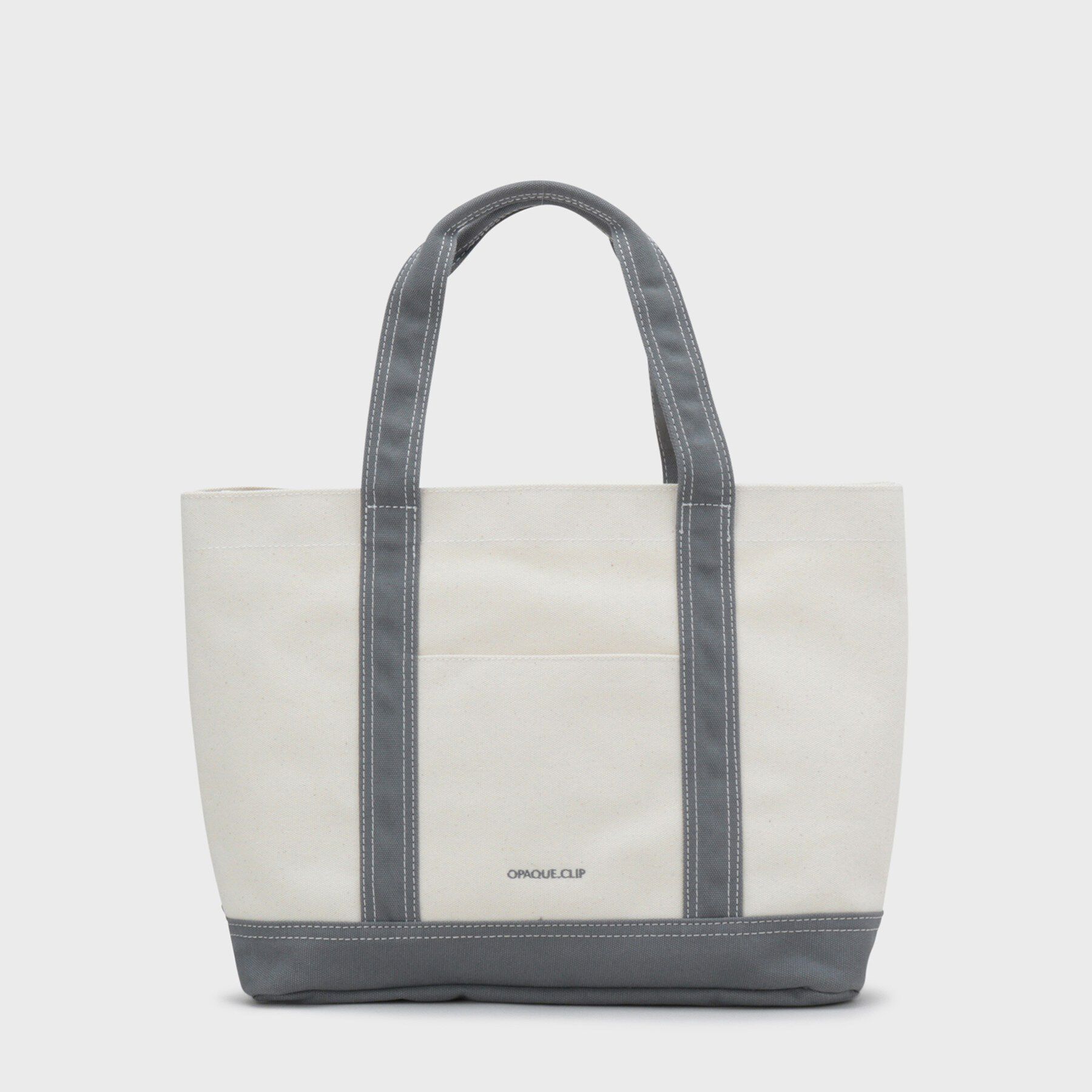 OPAQUE.CLIP「バイカラー帆布BIGトート」|トートバッグ|