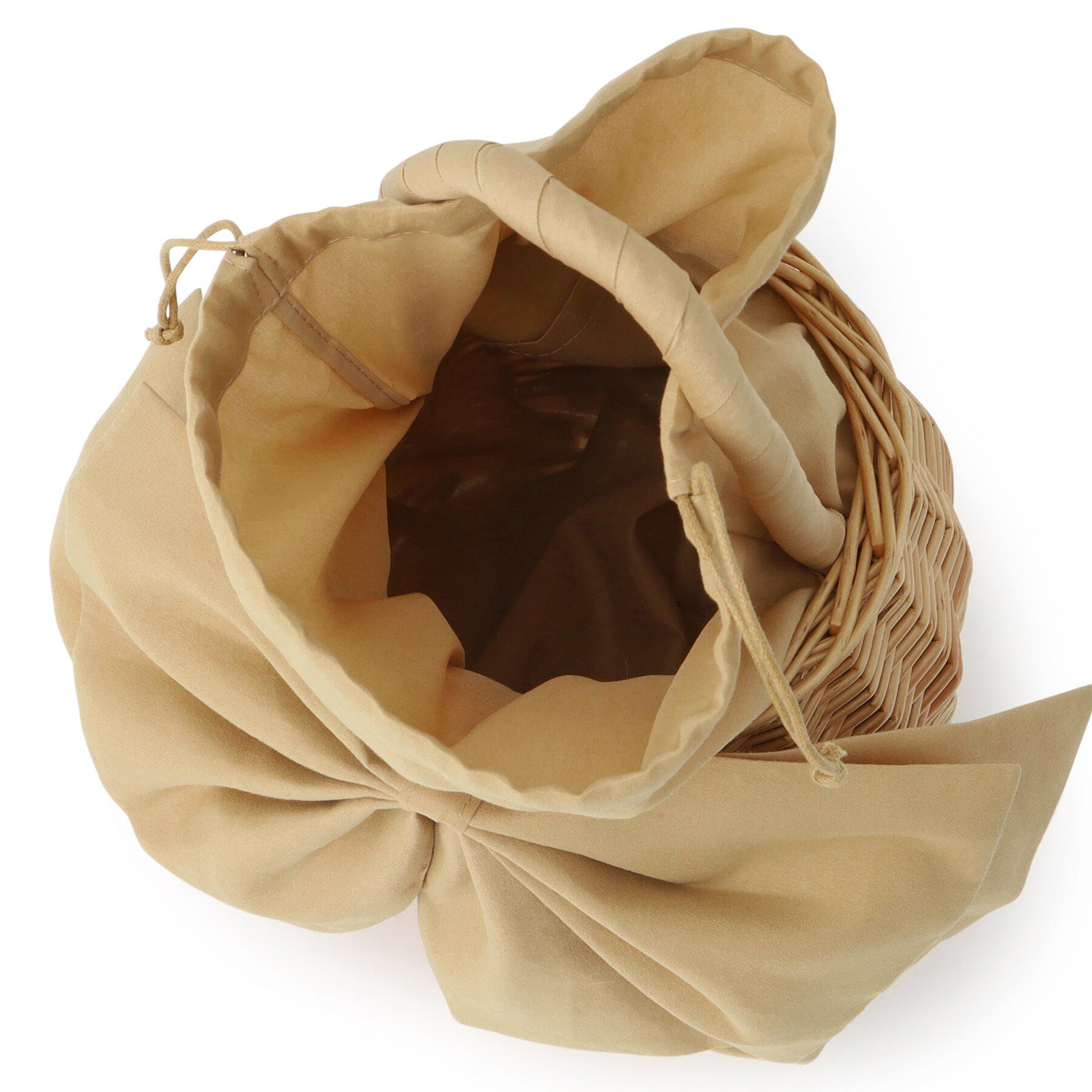 Couture broach「BIGリボン付きラタンバッグ」|ハンドバッグ|