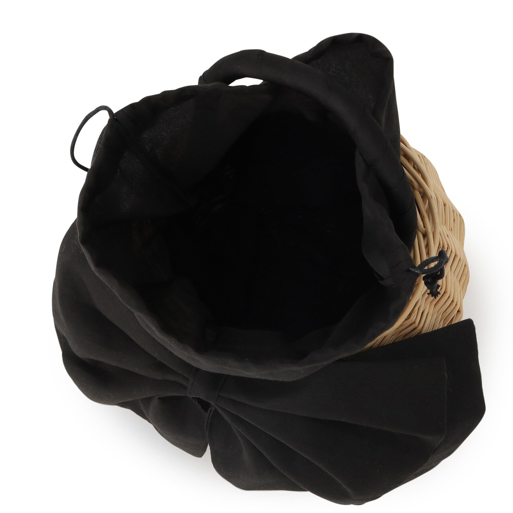 Couture broach「BIGリボン付きラタンバッグ」|ハンドバッグ|