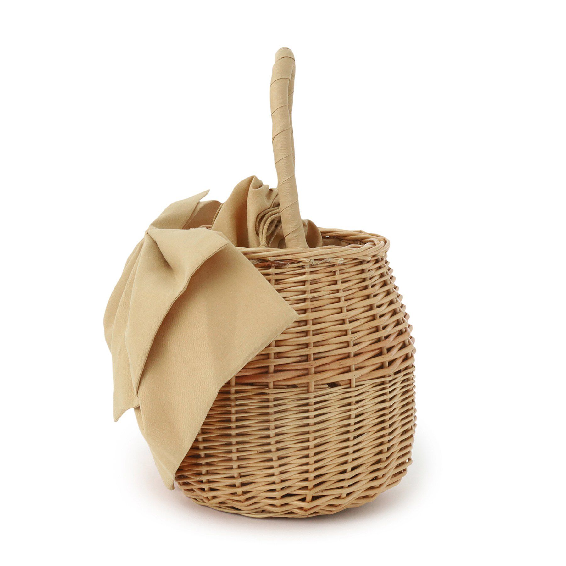 Couture broach「BIGリボン付きラタンバッグ」|ハンドバッグ|