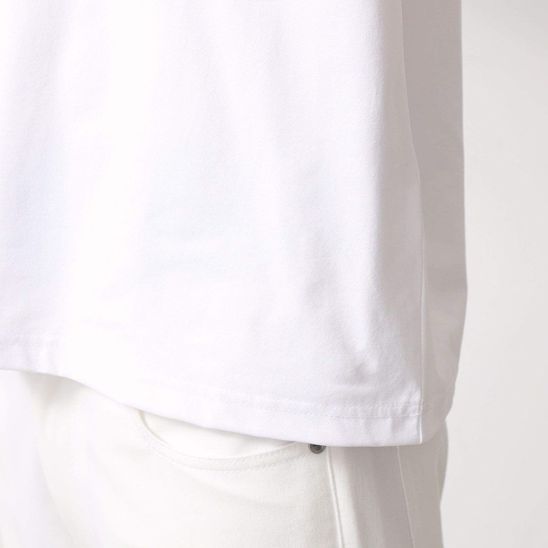 THE SHOP TK「梨地アンサンブルカーディガン　五分袖カーディガン＋半袖Tシャツセット/マシンウォッシャブル」|カーディガン|