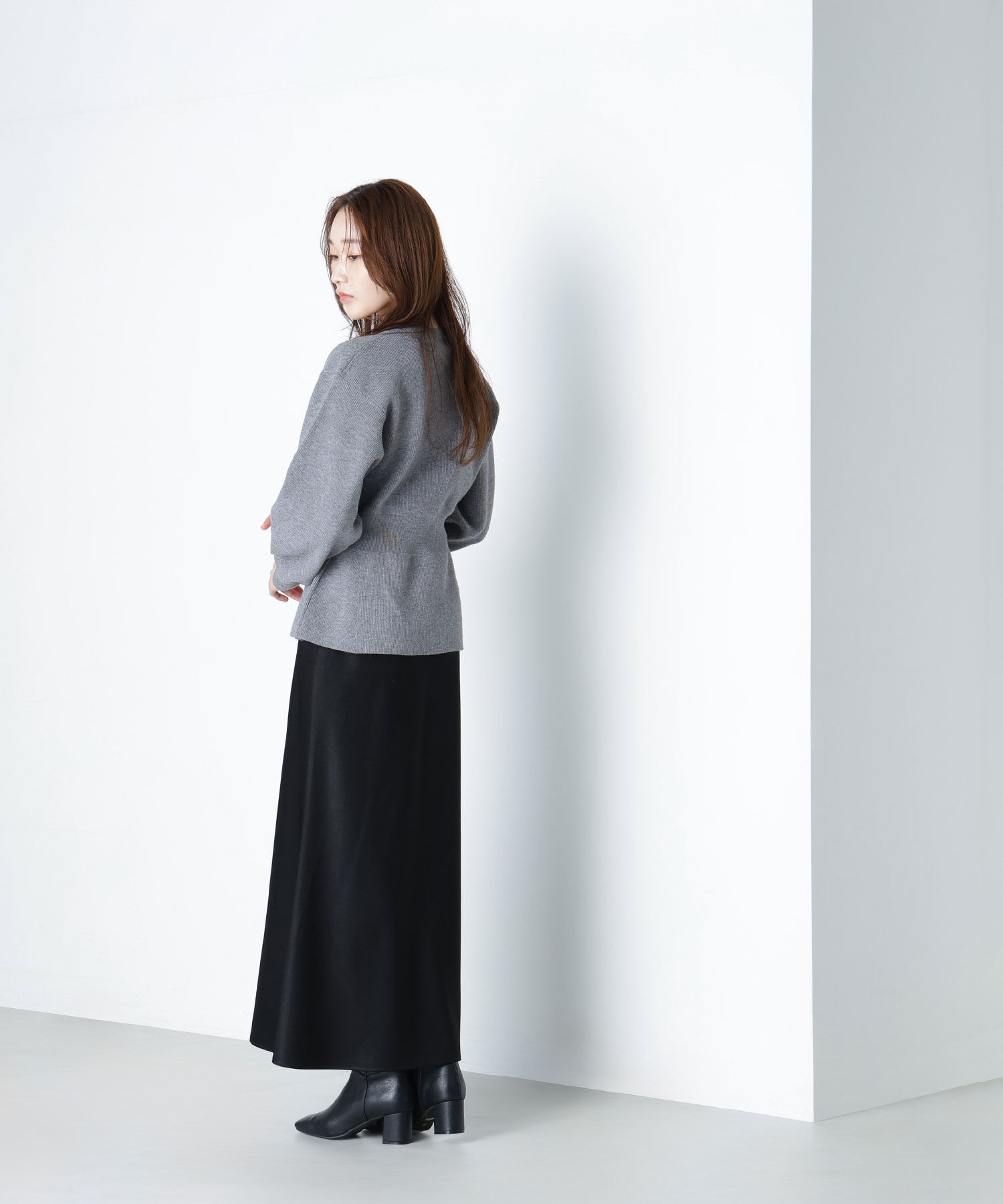  「ペプラムフォルムカーディガン」|ニット・セーター|
