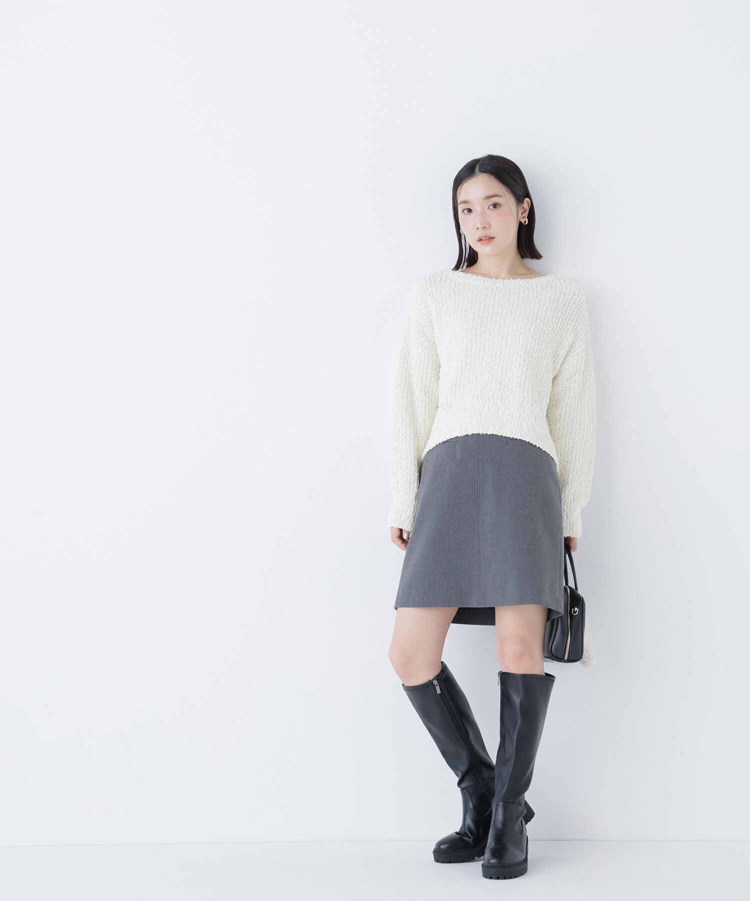  「ネップオーバーニット」|ニット・セーター|