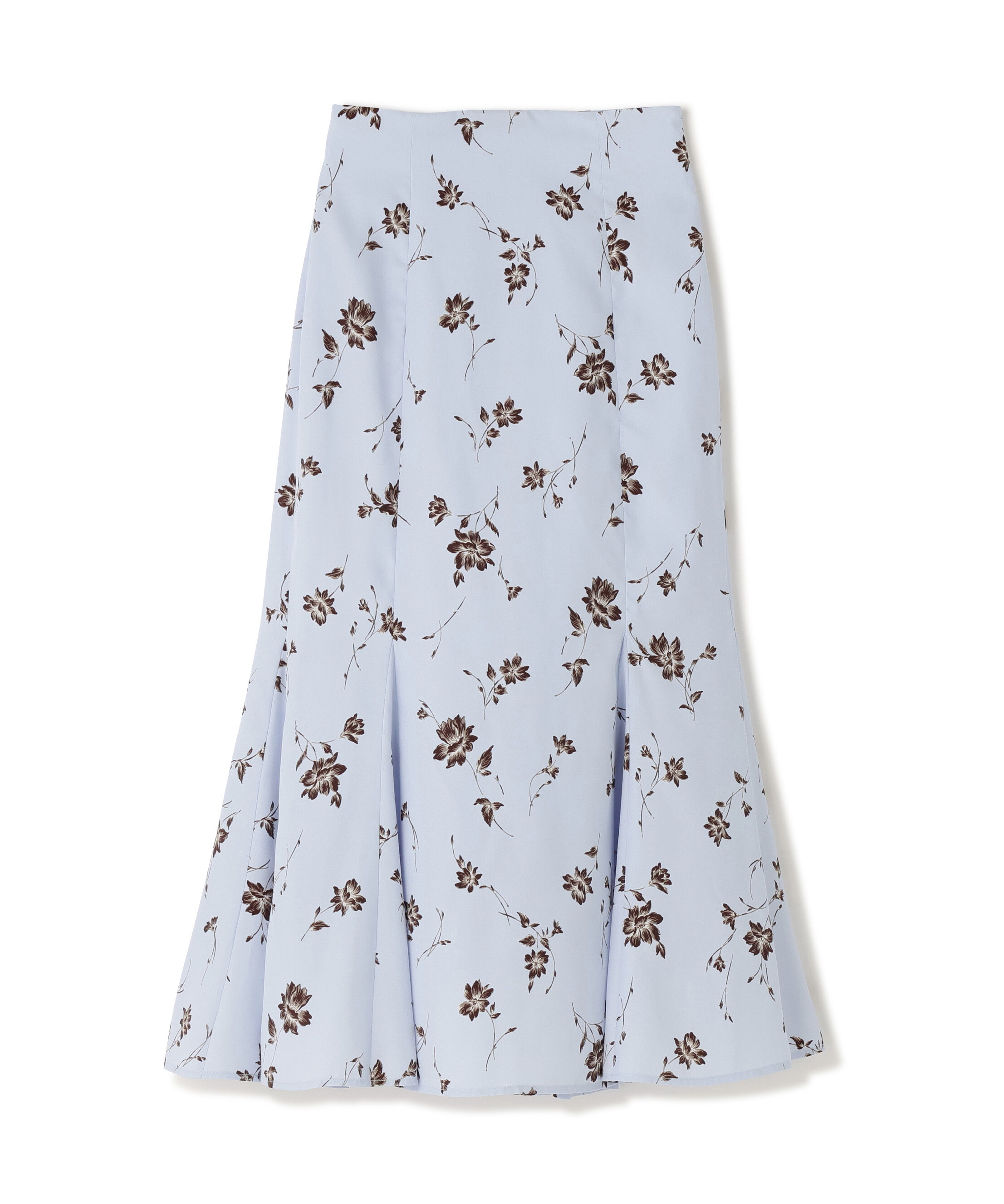  「プリントヘム切替マーメイドスカート」|スカート|