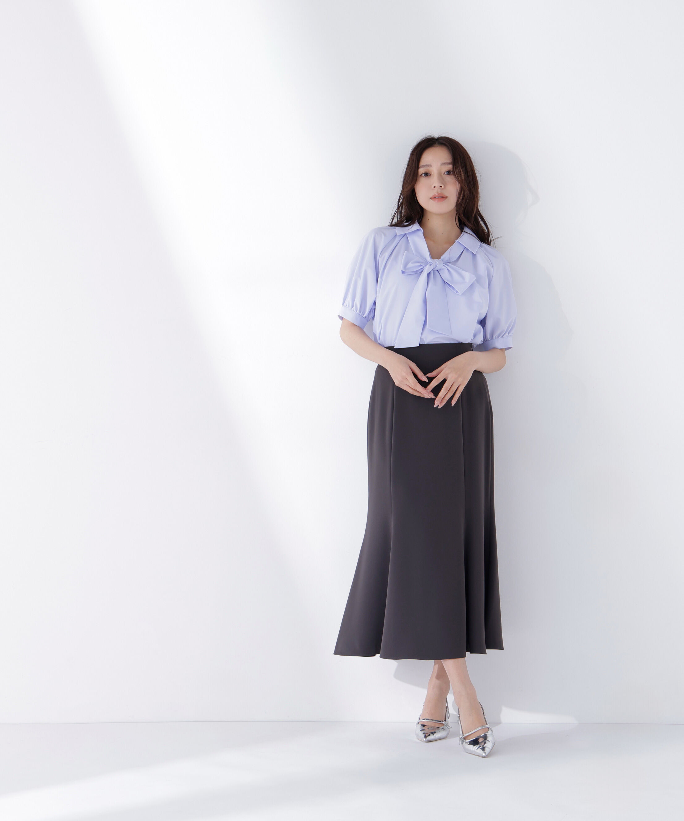  「パネル切替マーメイドスカート」|スカート|