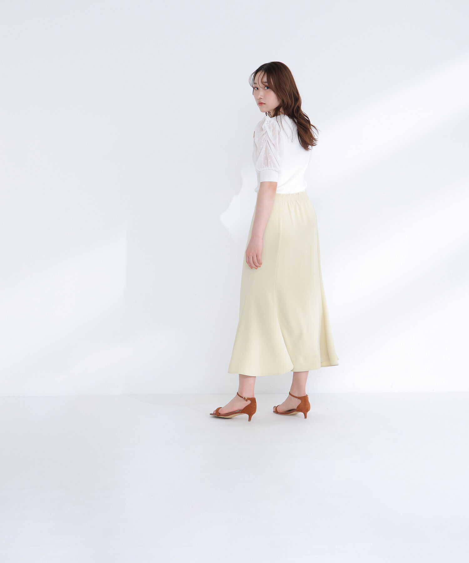  「パネル切替マーメイドスカート」|スカート|