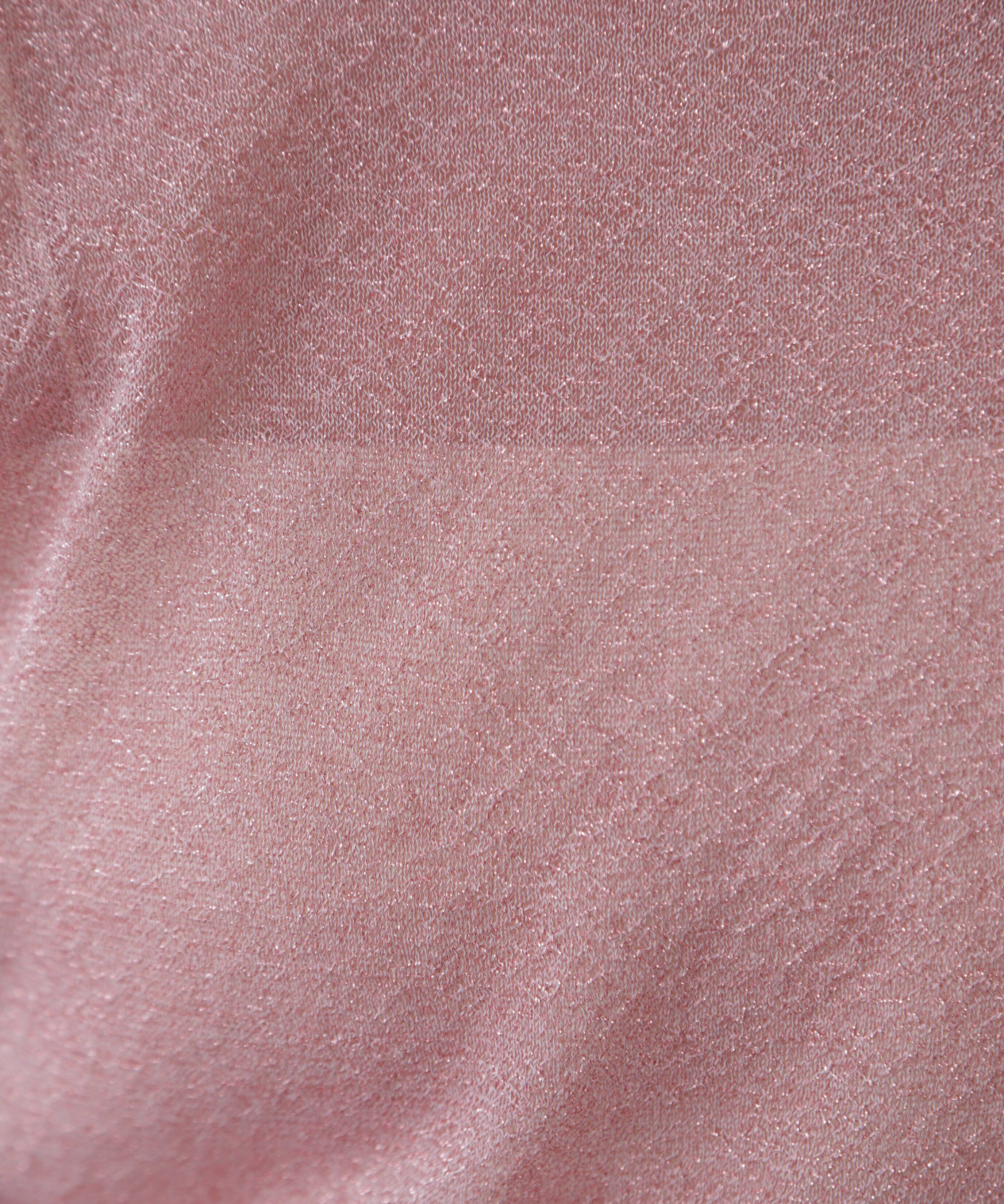  「コンパクトラメシアー半袖ニット」|ニット・セーター|