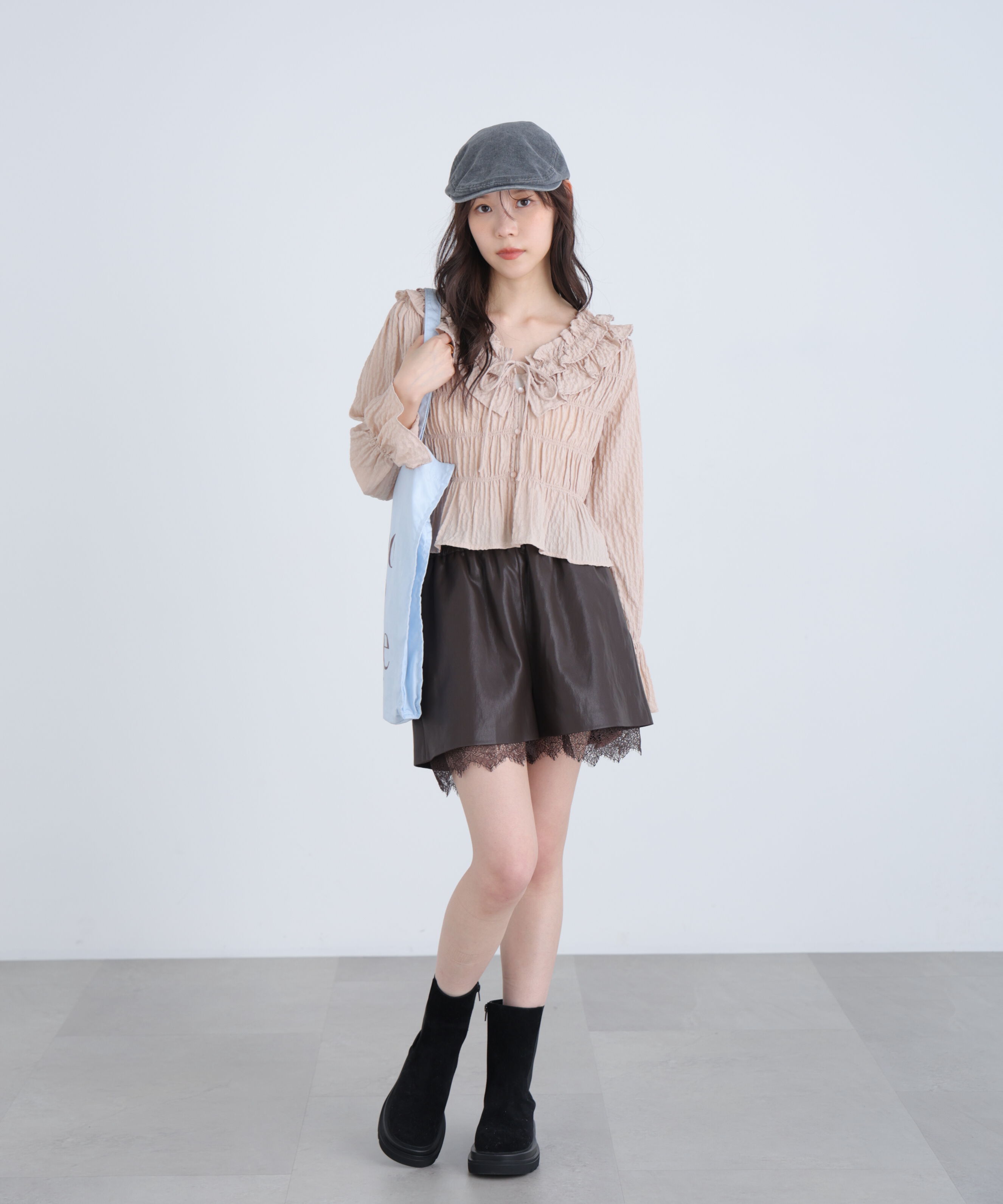  「アソート前後2wayフリルブラウス」|シャツ・ブラウス|