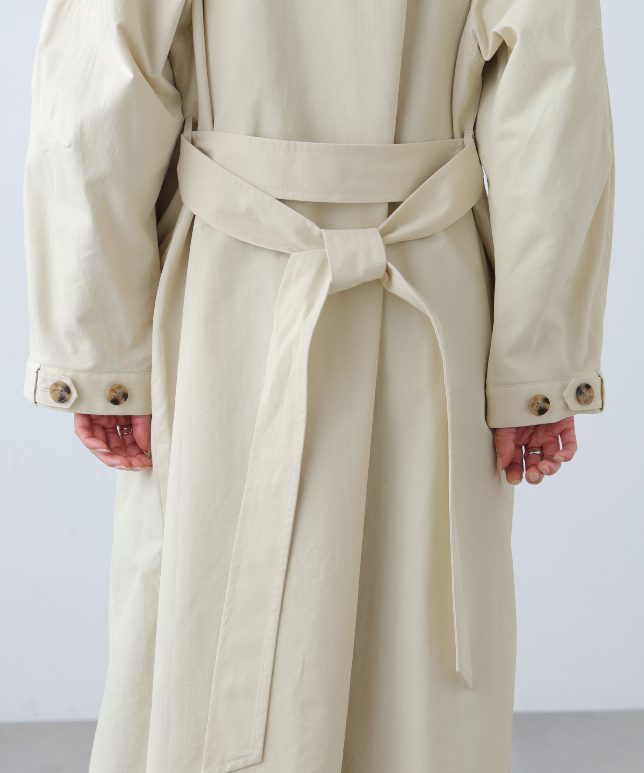  「スタンドカラーロングトレンチコート」|その他|