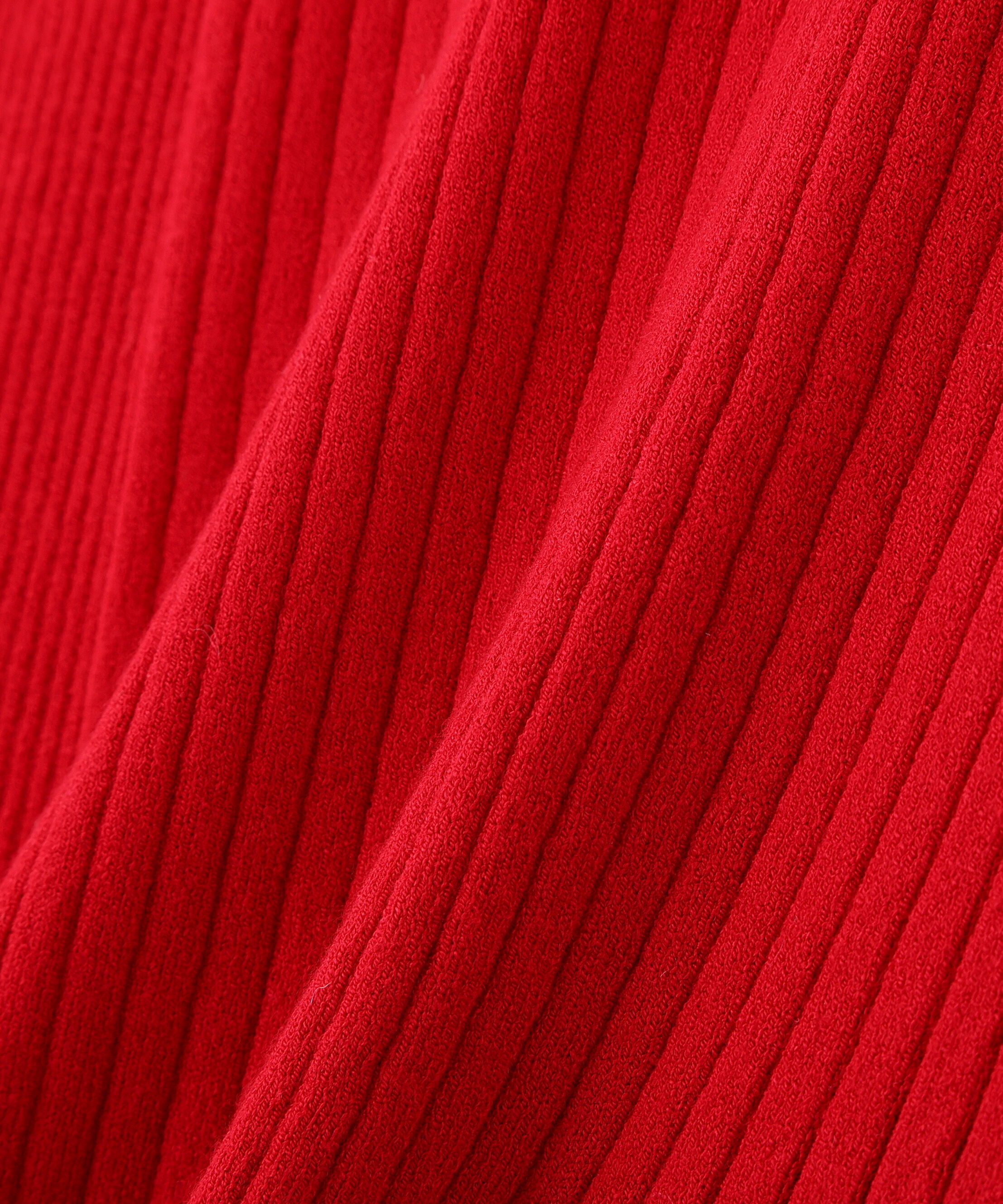  「袖ボタンリブニット」|ニット・セーター|