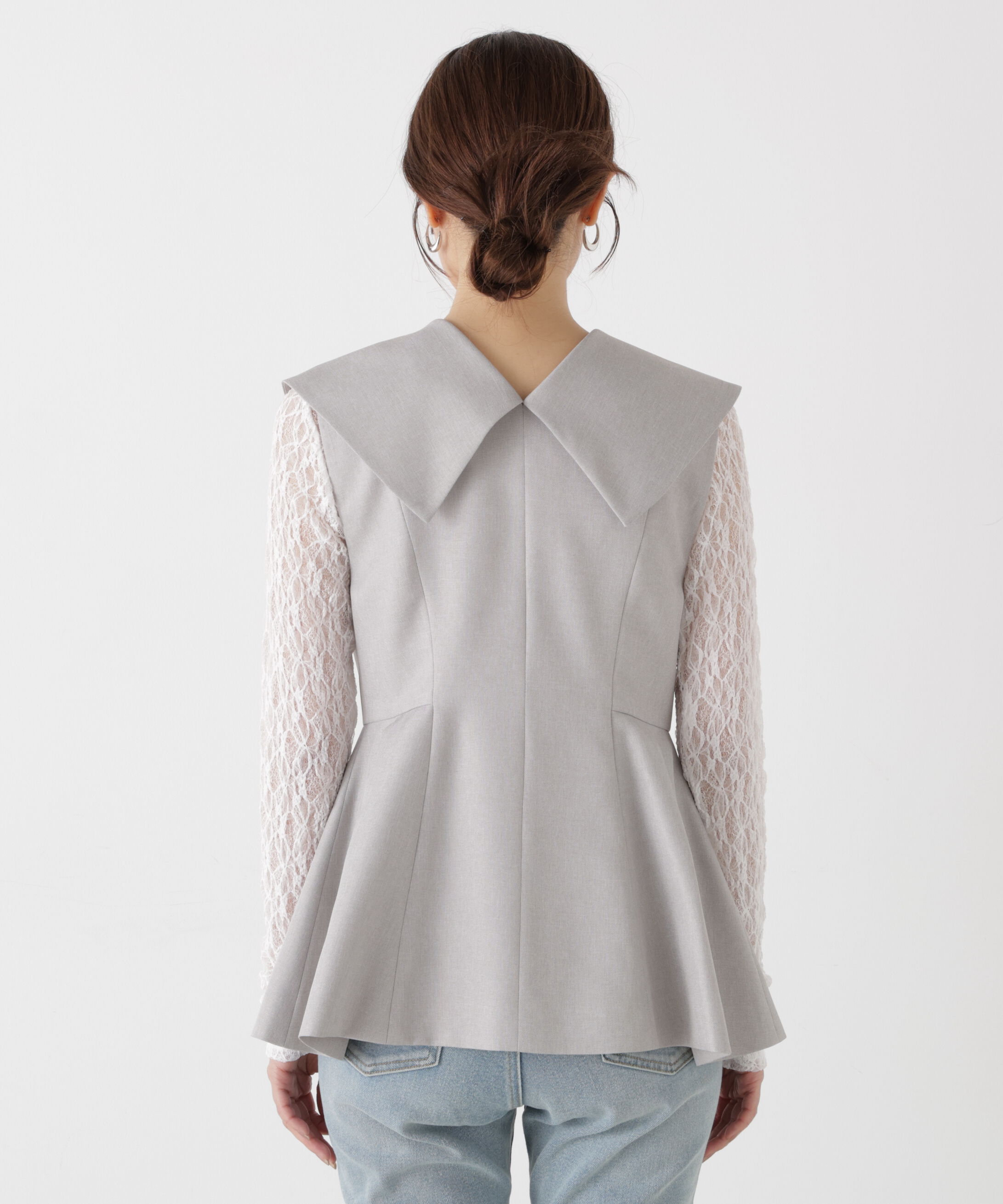 PROPORTION BODY DRESSING「〈a/mie〉ビッグカラージレ　26SS」|ブルゾン・スタジャン|