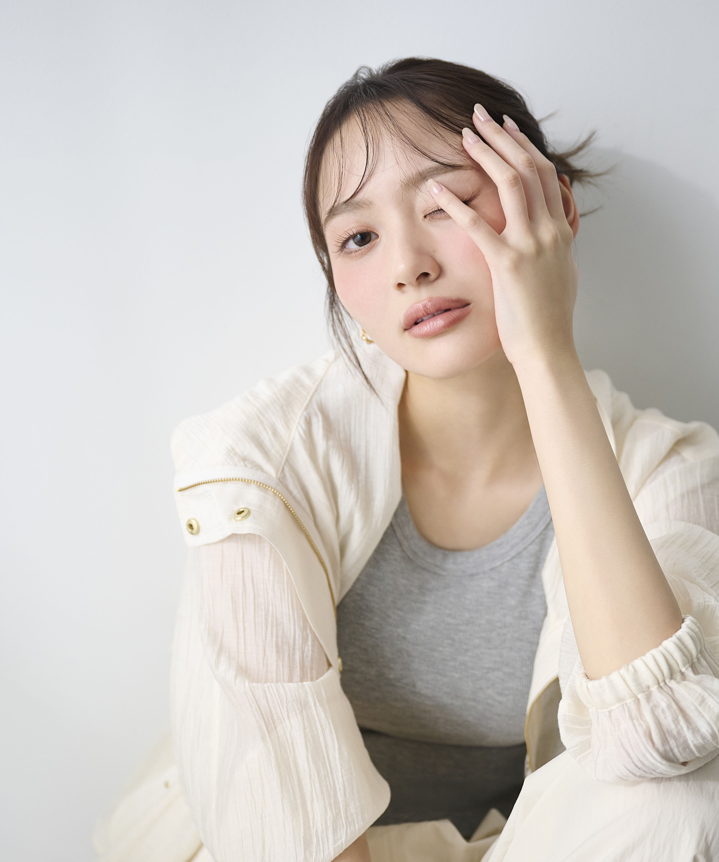 PROPORTION BODY DRESSING「シアーペプラムブルゾン 26SS」|ブルゾン・スタジャン|