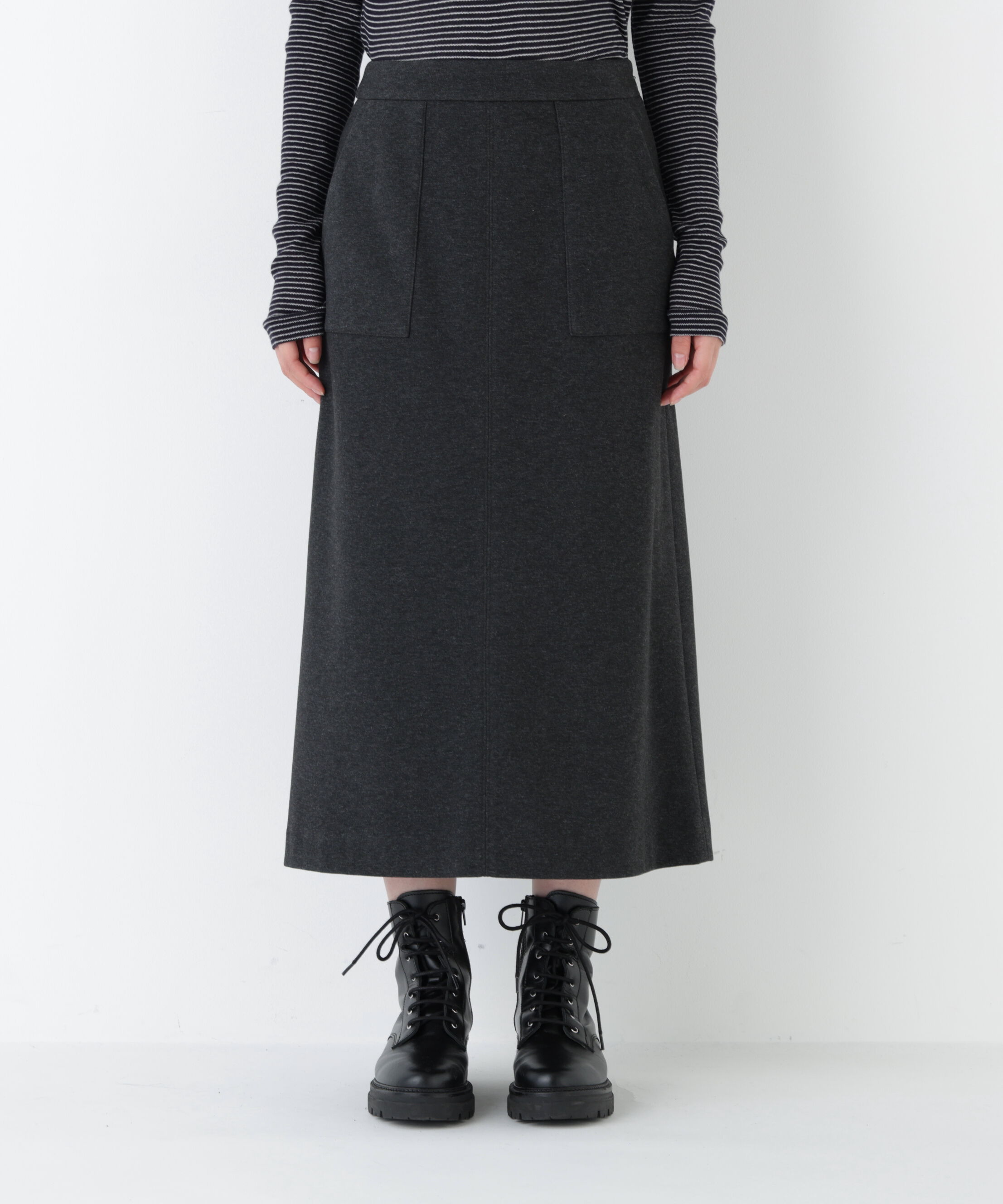  「◆ニードルパンチプルオーバースカート」|スカート|