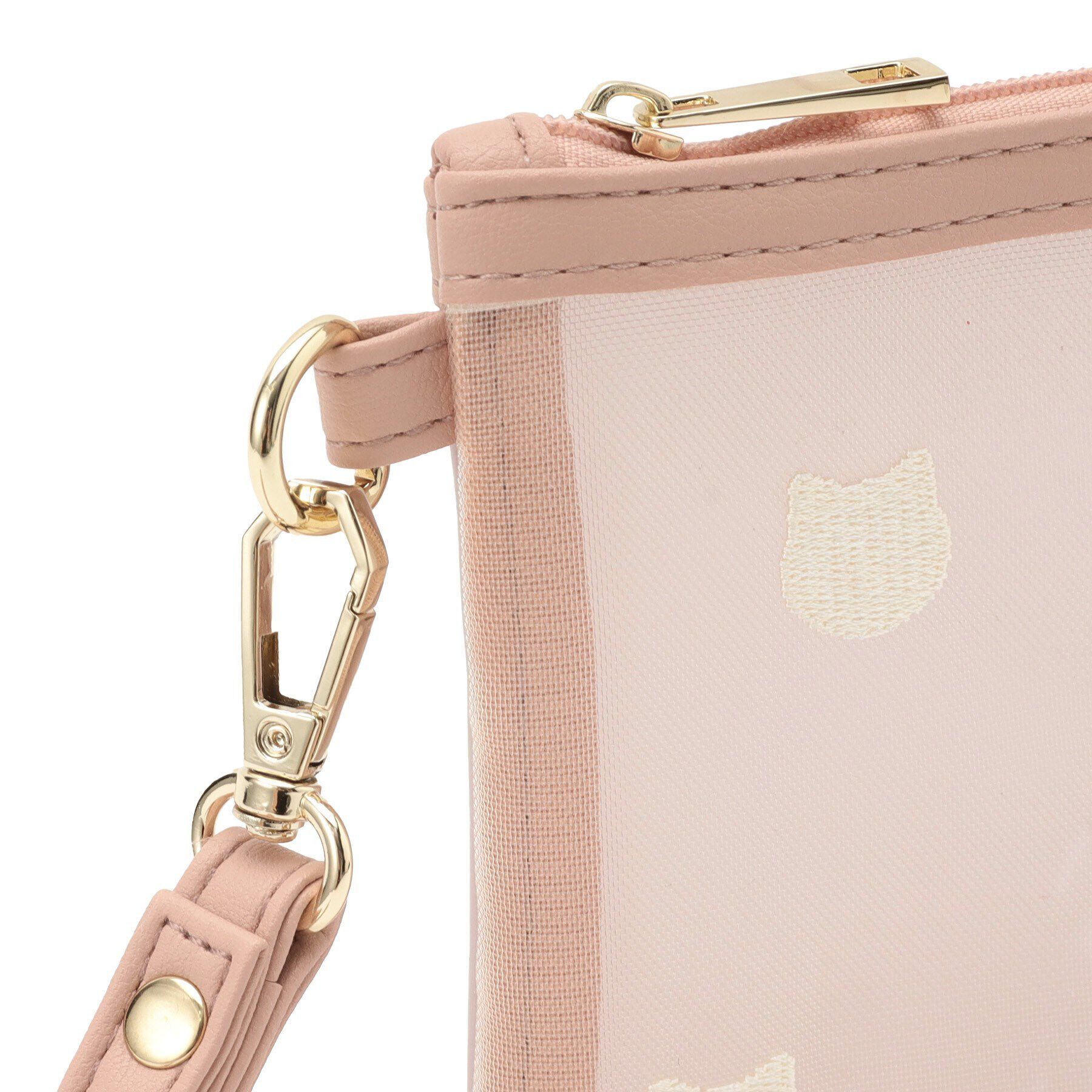 SHOO･LA･RUE「フラットミニポーチ ネコ」|ポーチ|