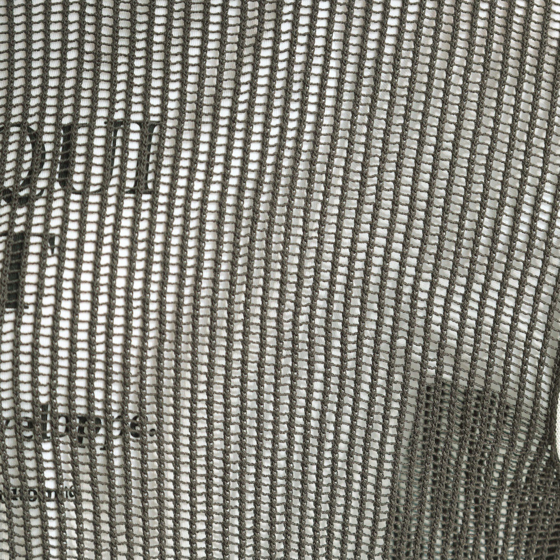 SHOO･LA･RUE「【前後2WAY/2点セット/洗濯機可/S-LL】メッシュリボンニット＆半袖ロゴT」|その他|