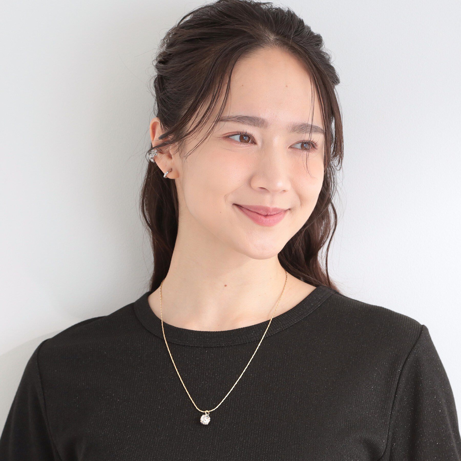 SHOO･LA･RUE「ジルコンボールネックレス」|ネックレス|