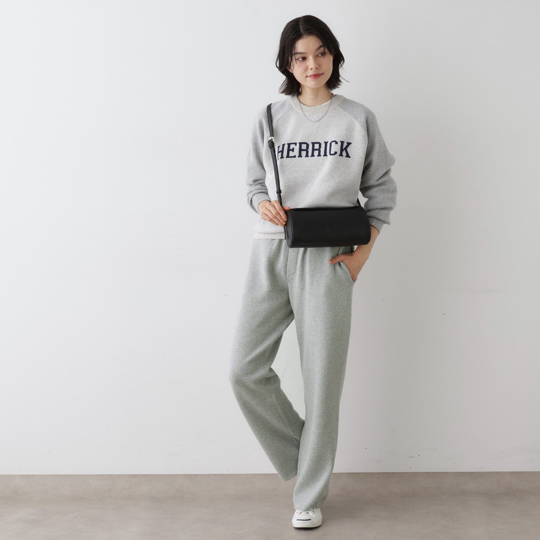 Dessin「【ウエストゴム／洗える】コットンニットリラクシーパンツ」|その他|