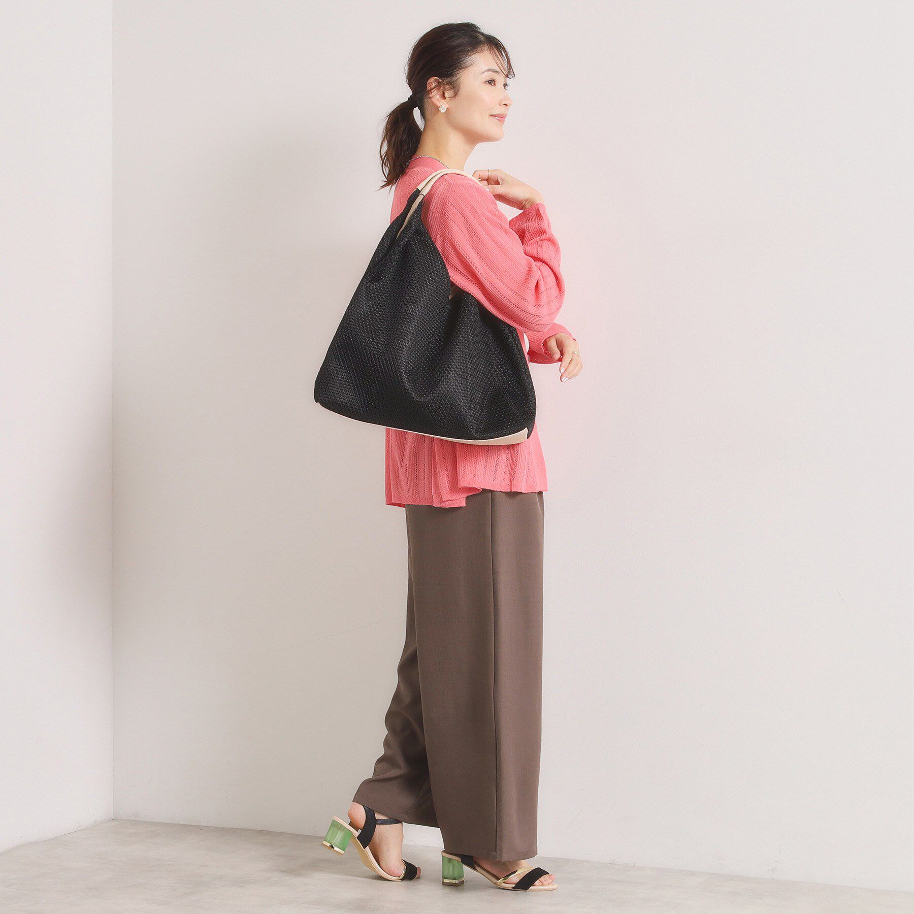 ITS&rsquo;DEMO「コード編みトート」|トートバッグ|