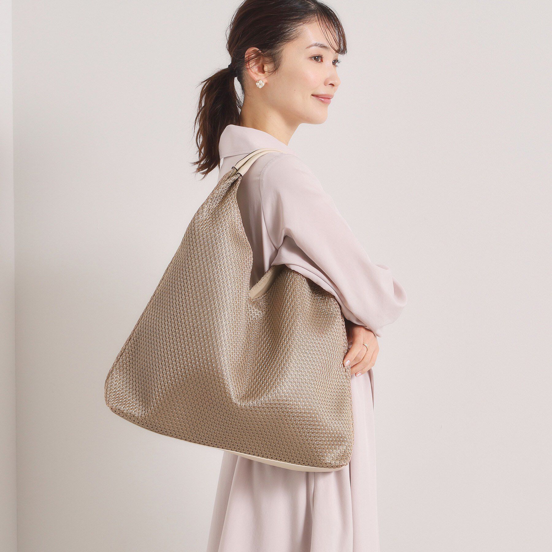 ITS&rsquo;DEMO「コード編みトート」|トートバッグ|