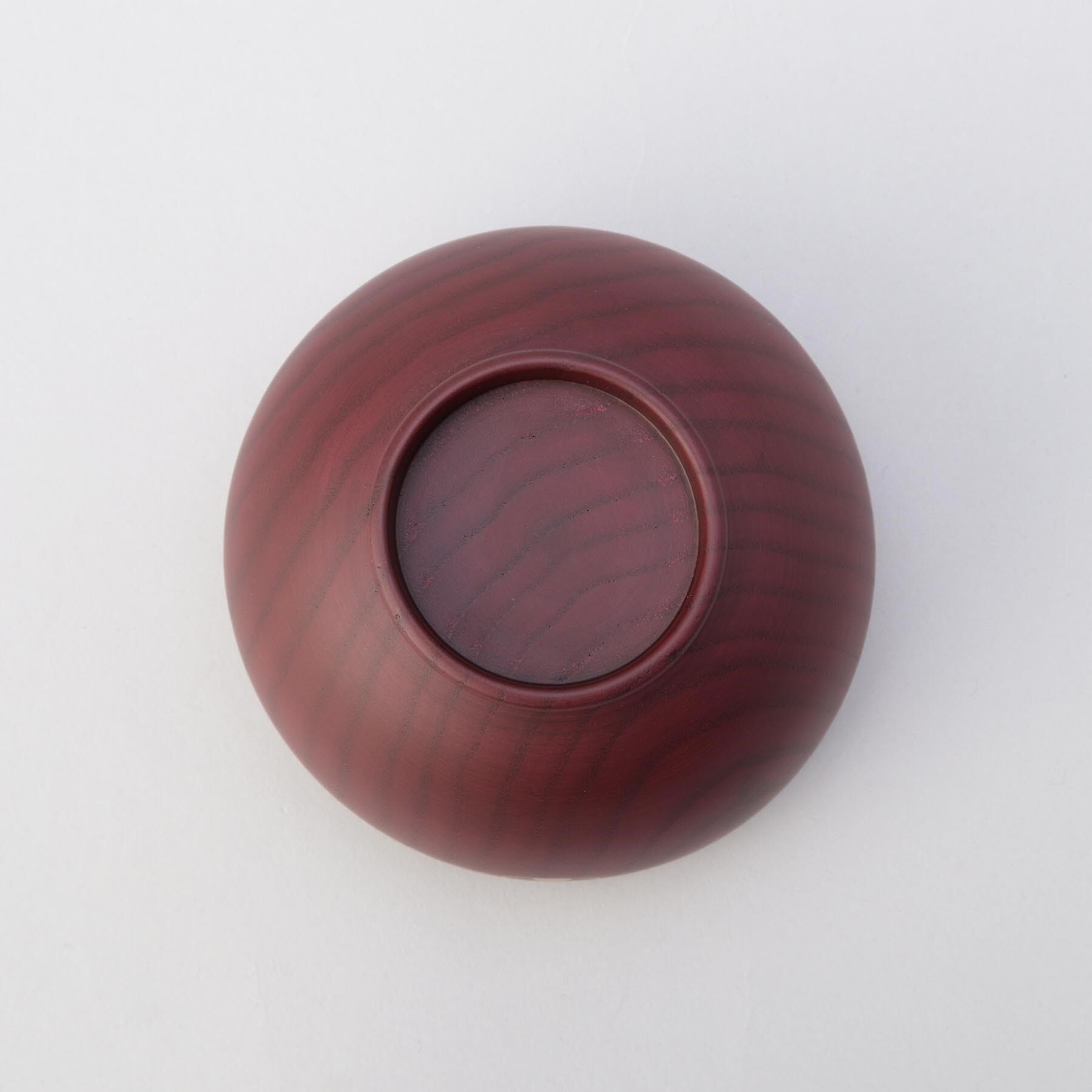 212 KITCHEN STORE「ぎゅっとおにぎりさん 木製汁椀 赤」|食器・キッチングッズ|