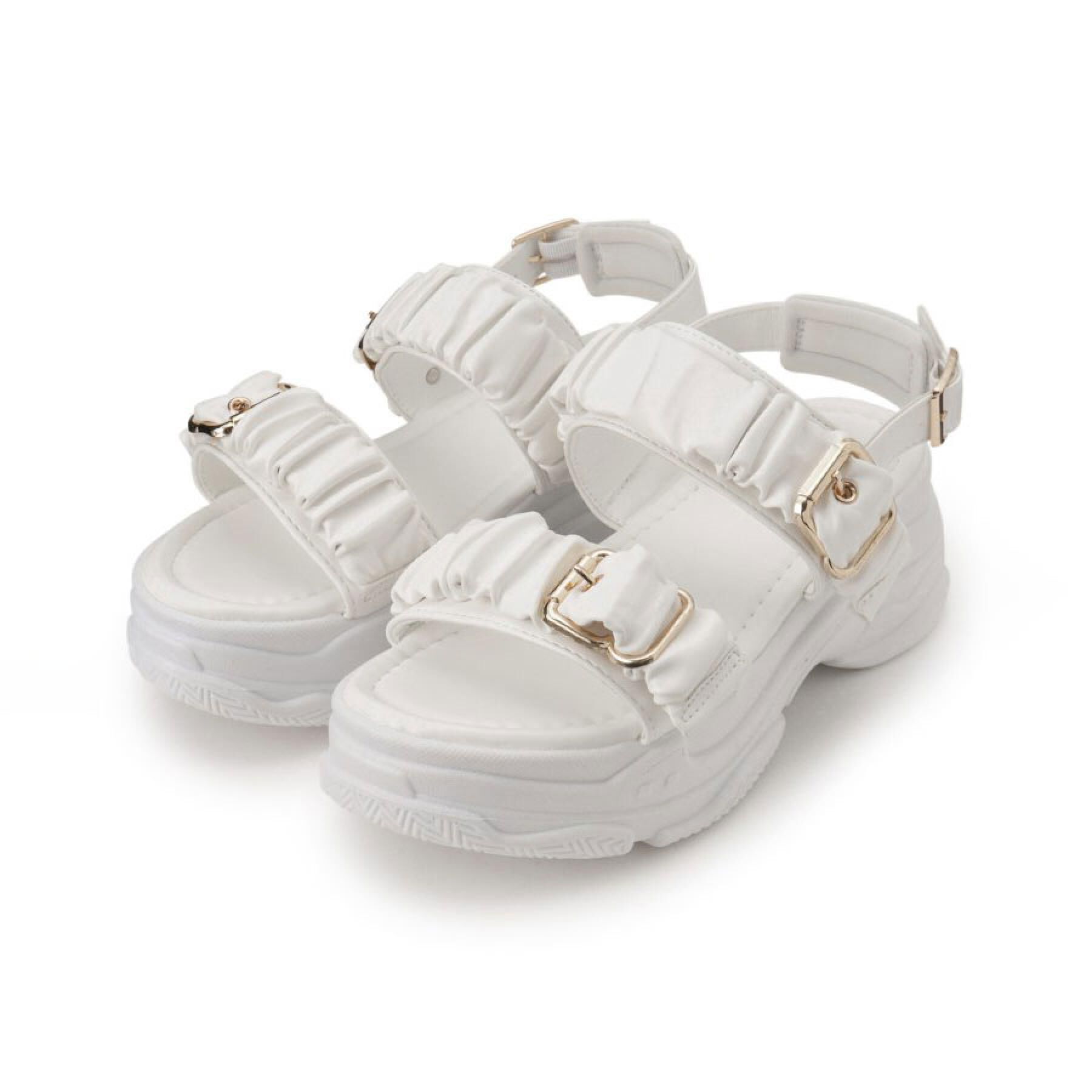 csT&P「厚底クシュクシュベルトスポサン」|サンダル|