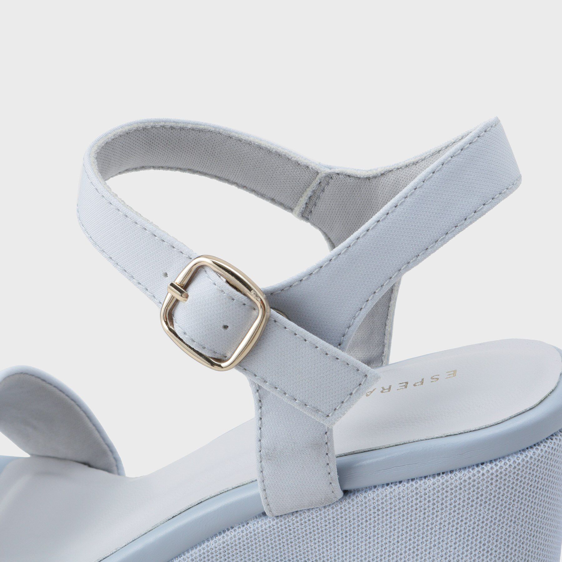 ESPERANZA「ウェッジソールソフトスクエアサンダル」|サンダル|