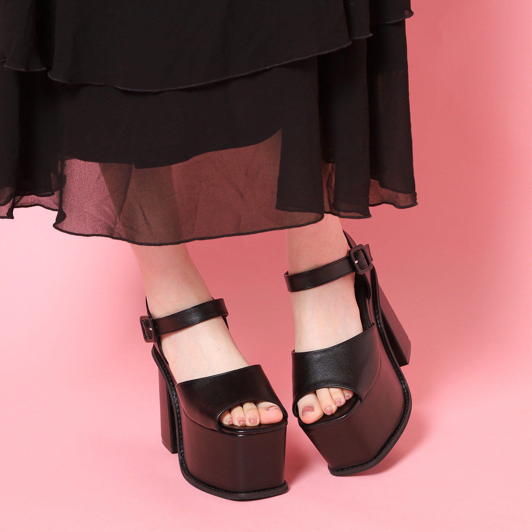 csT&P「厚底シアーサンダル」|サンダル|