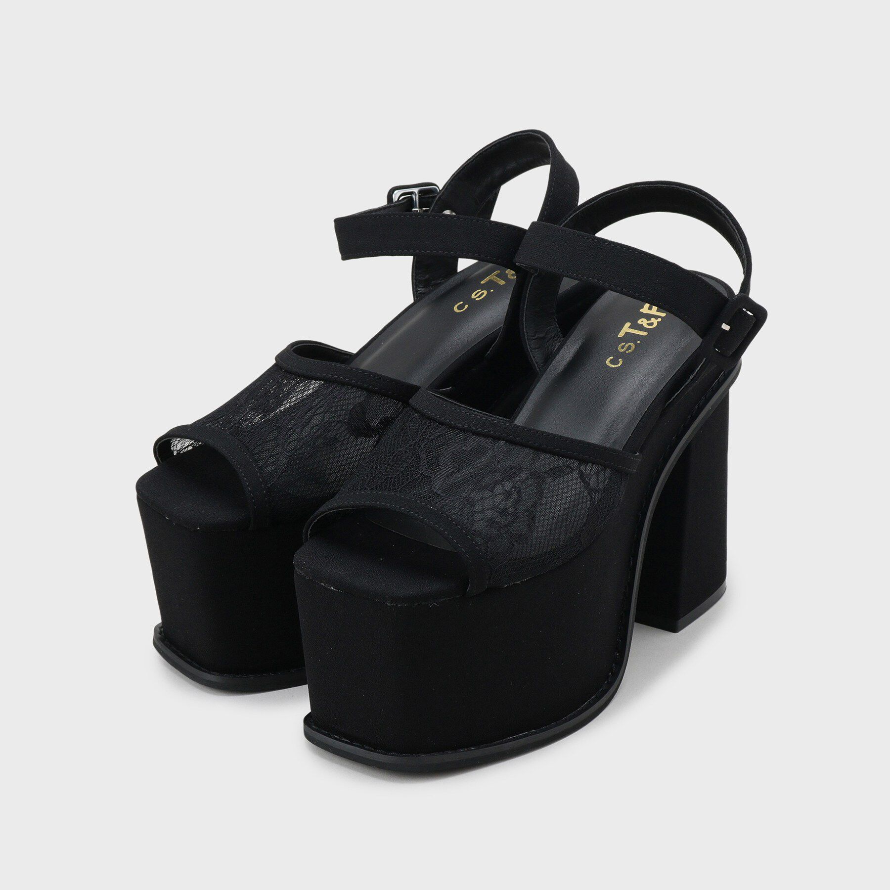 csT&P「厚底シアーサンダル」|サンダル|