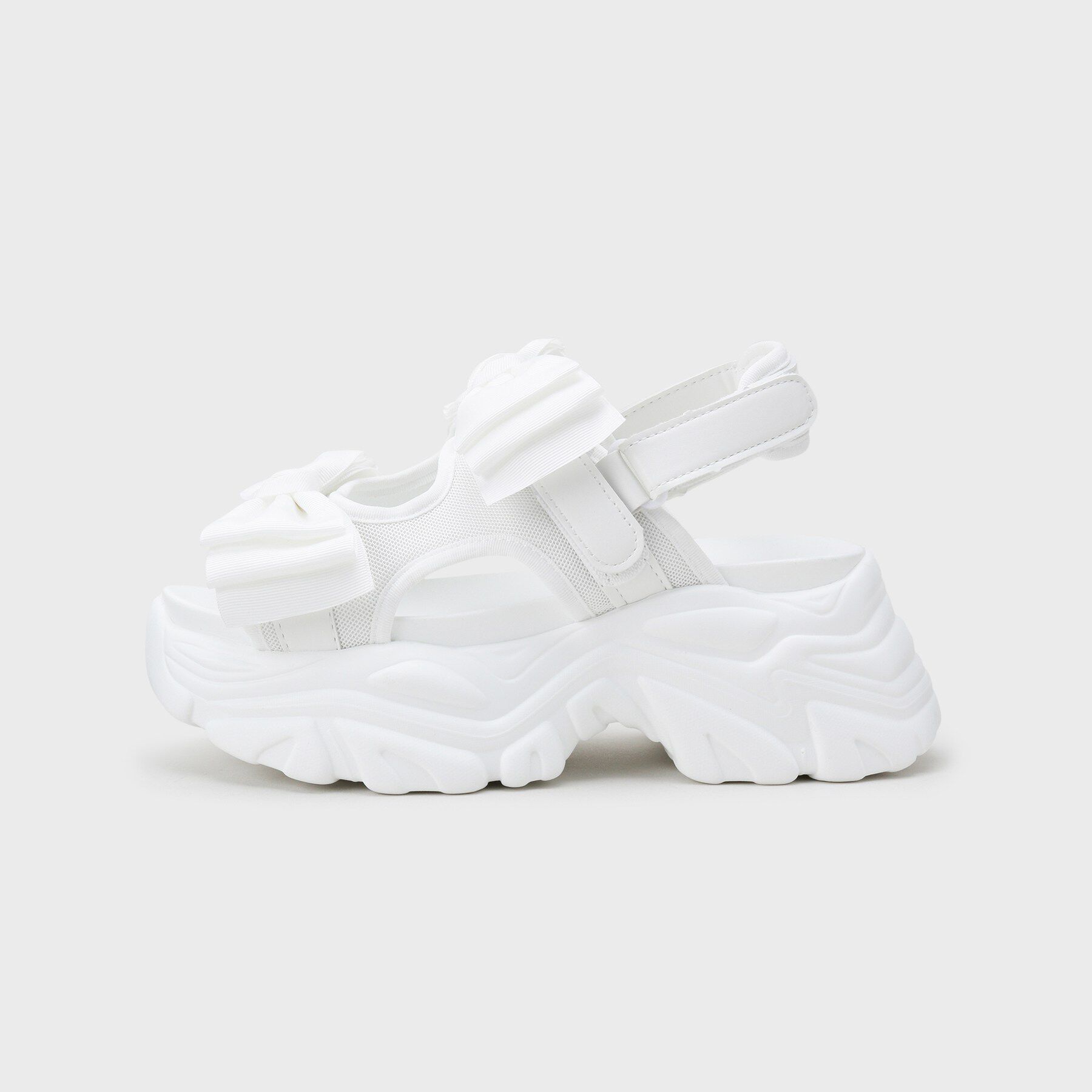 csT&P「厚底ダブルリボンガーリーサンダル」|サンダル|