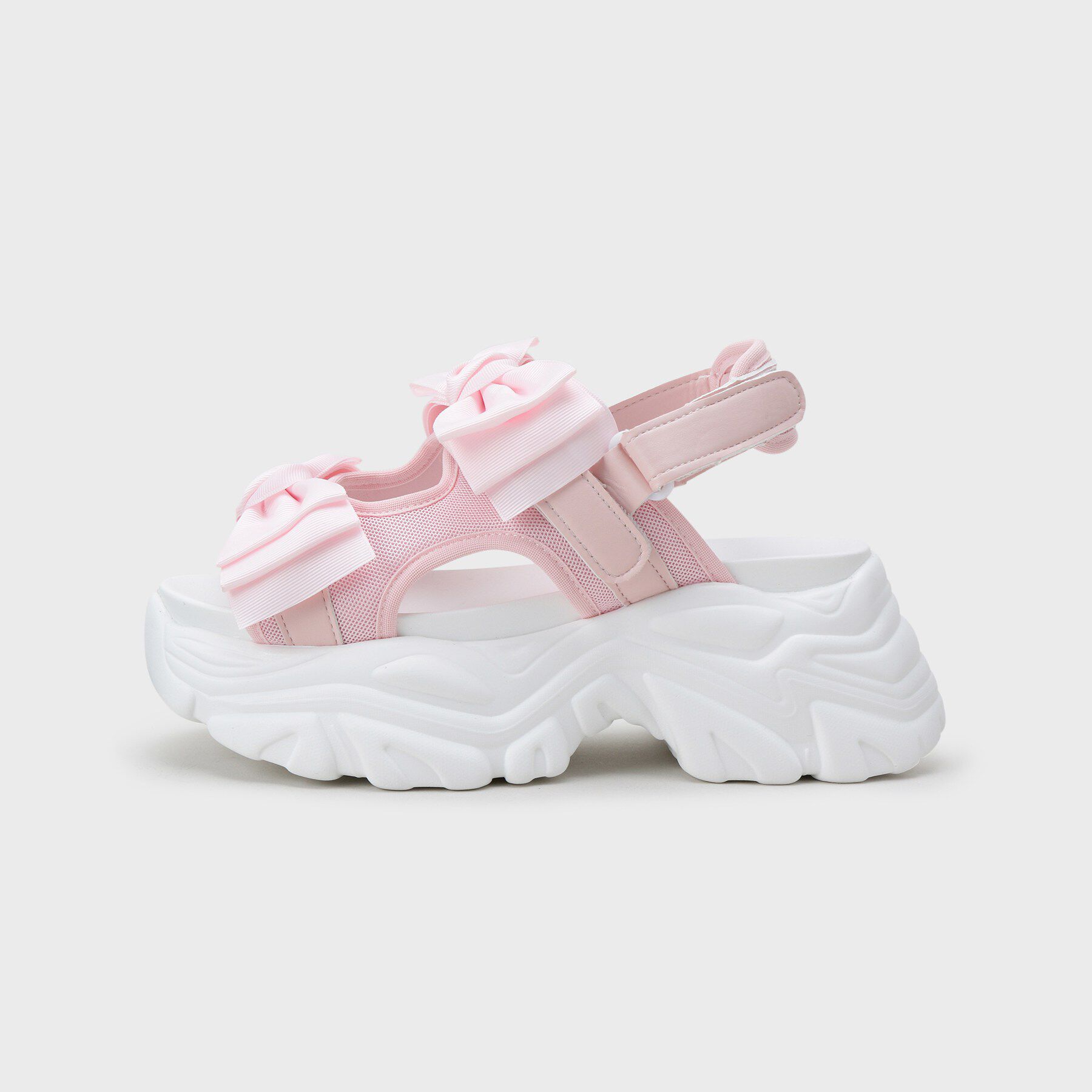 csT&P「厚底ダブルリボンガーリーサンダル」|サンダル|